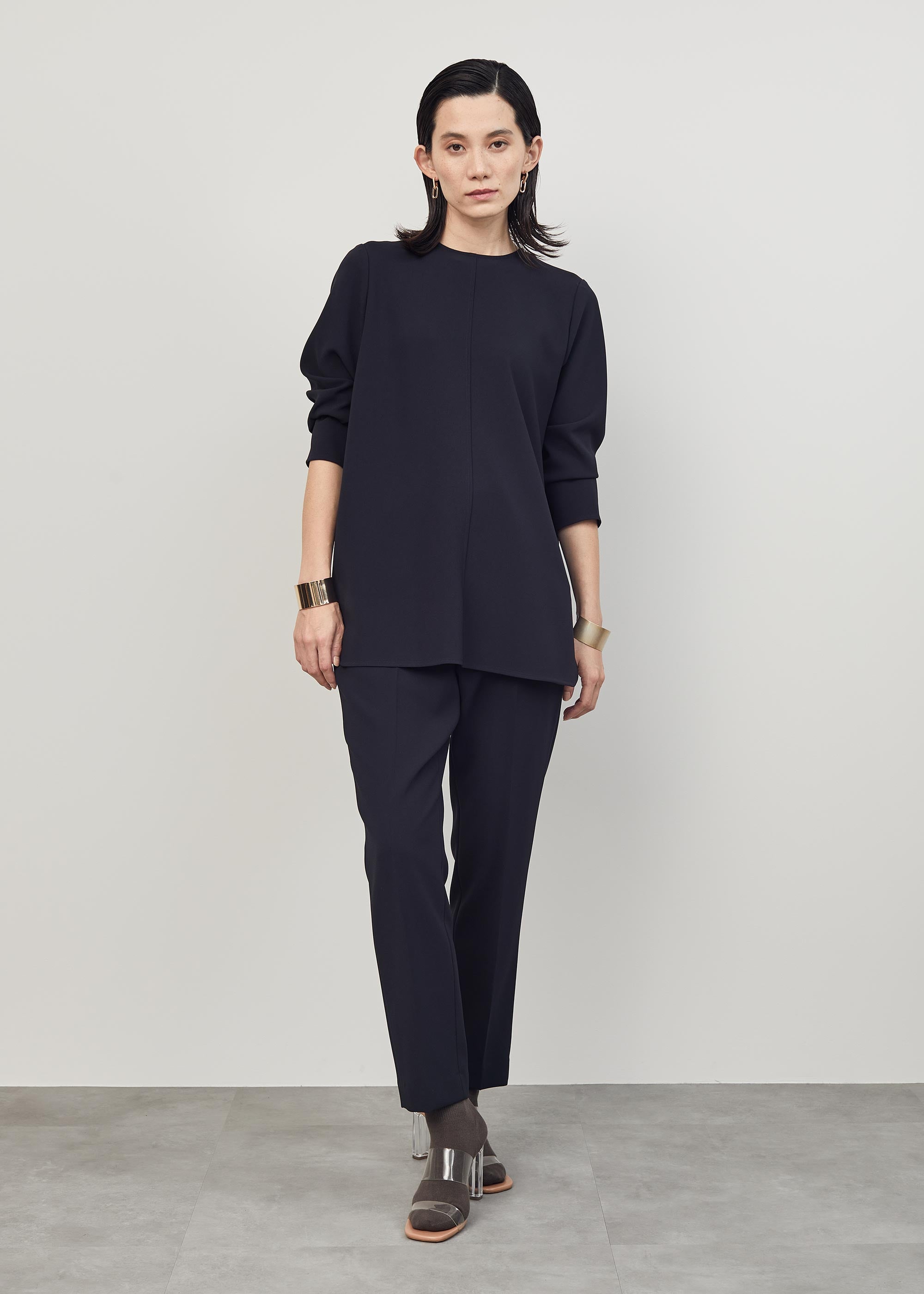 Aラインチュニックブラウス - SOÉJU online store｜上質な大人の女性の