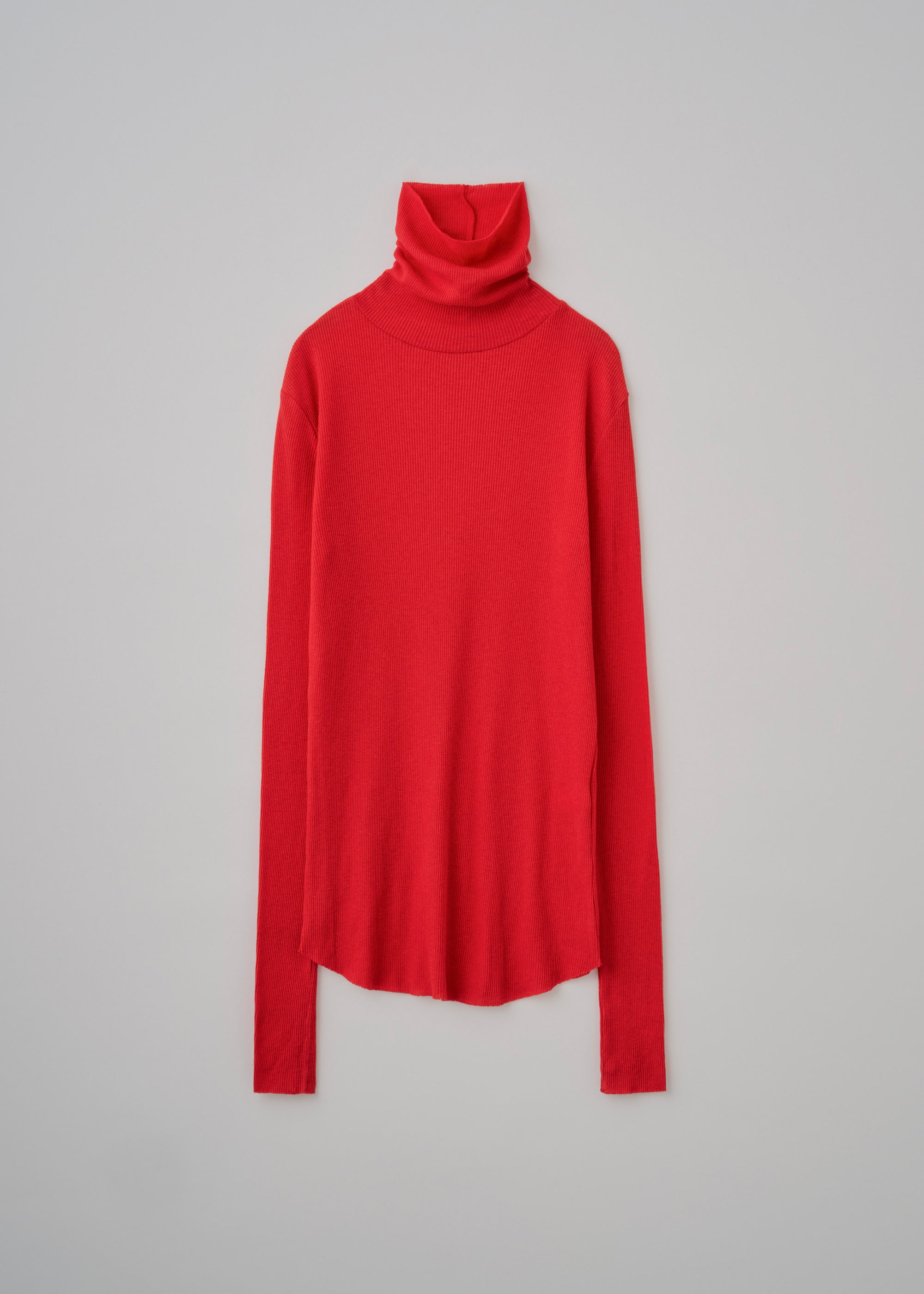 カシミヤ混タートルネックカットソー