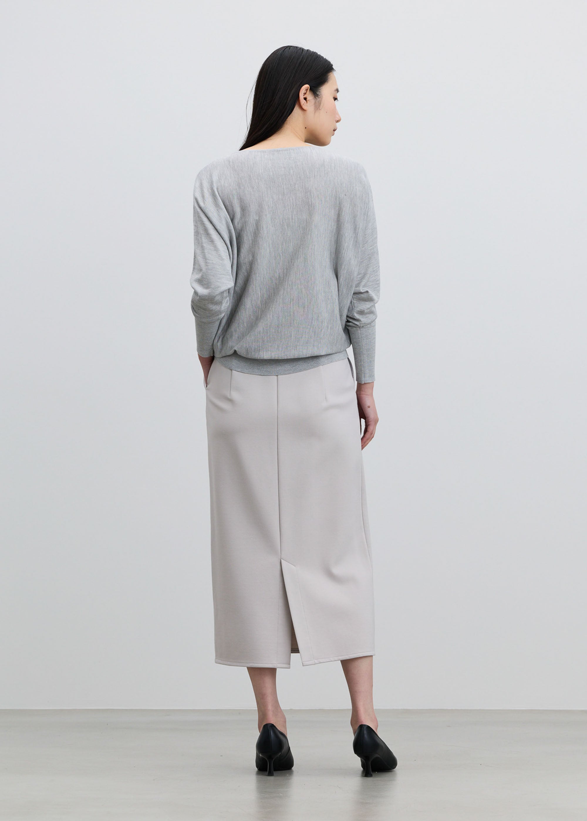 ダブルジャージーペンシルスカート