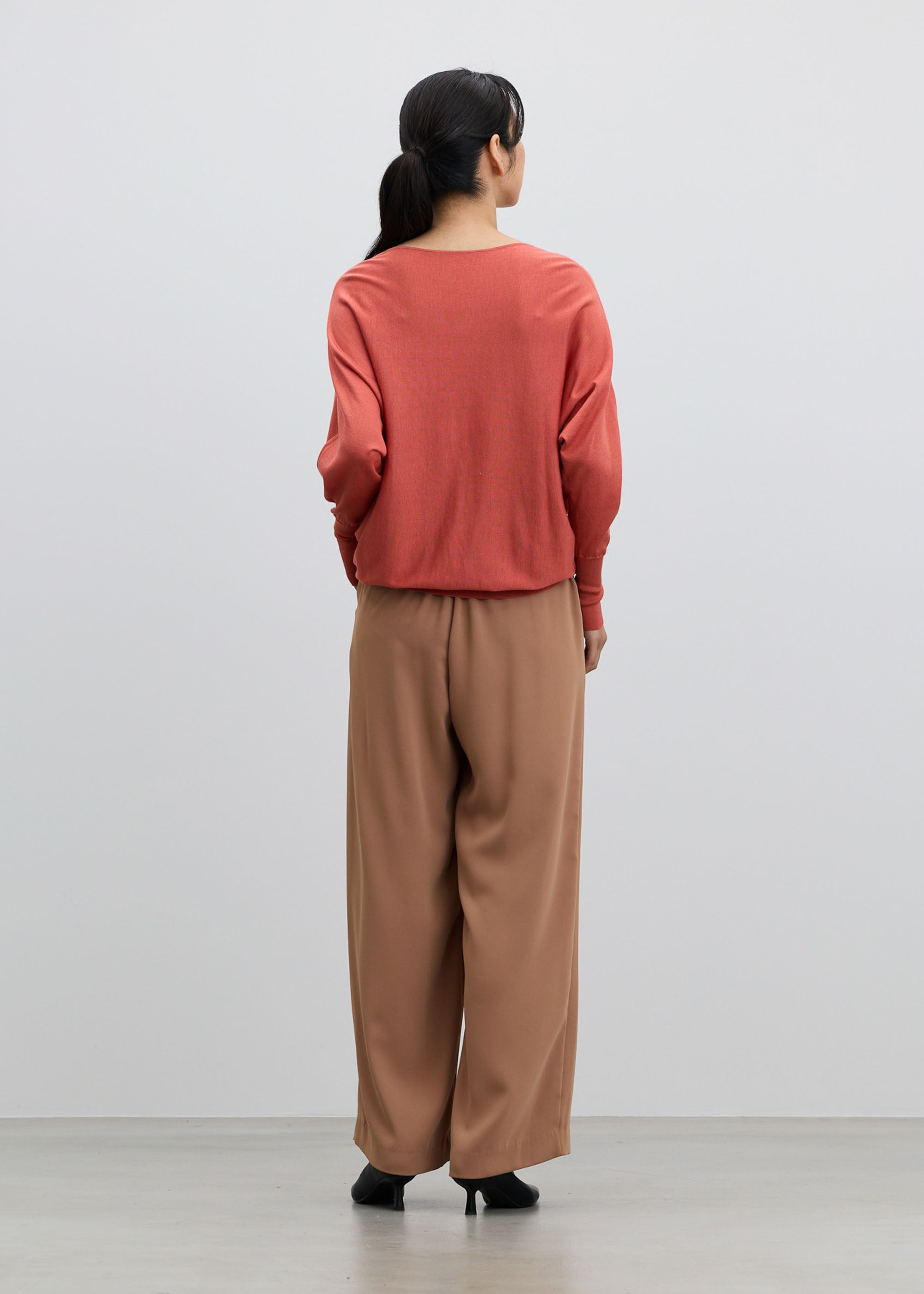 サイドタックワイドパンツ TALL丈 - SOÉJU online store｜上質な大人の