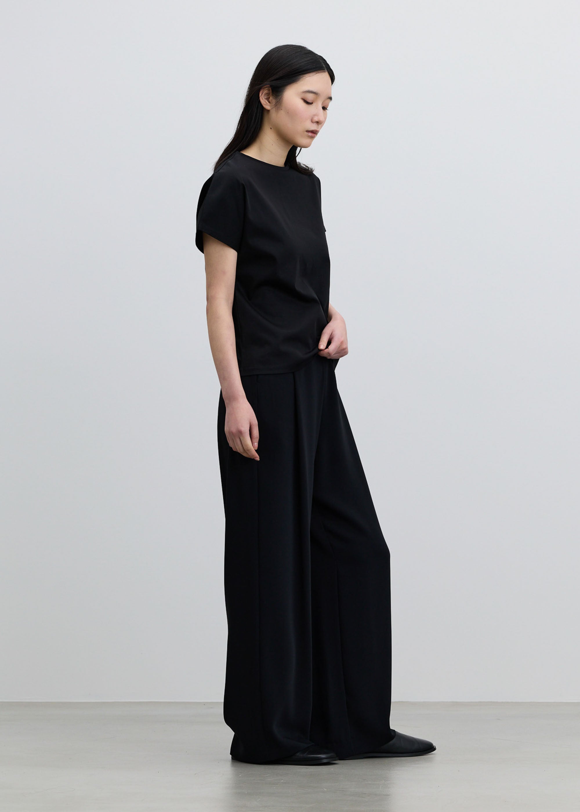 サイドタックワイドパンツ TALL丈