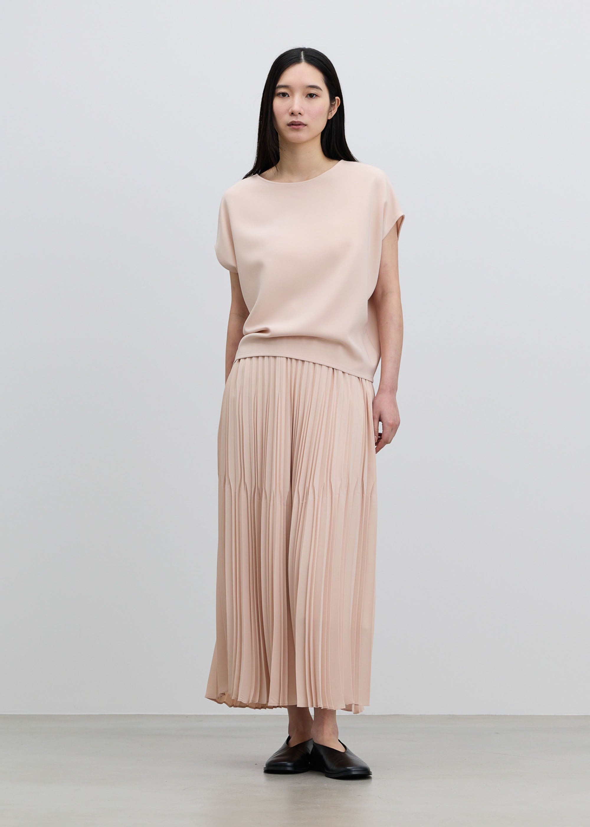 ショートスリーブコクーンブラウス - SOÉJU online store｜上質な大人