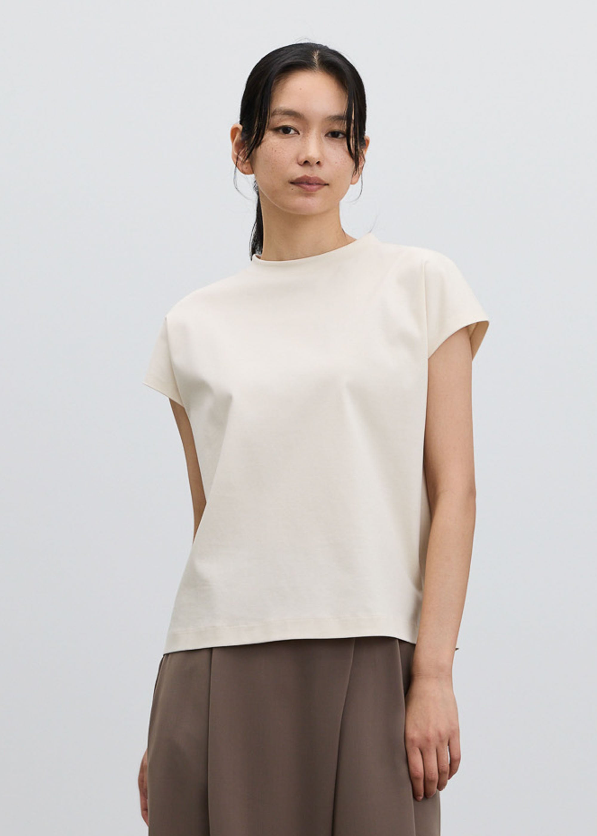 COOL SMOOTH スタンドカラーカットソー