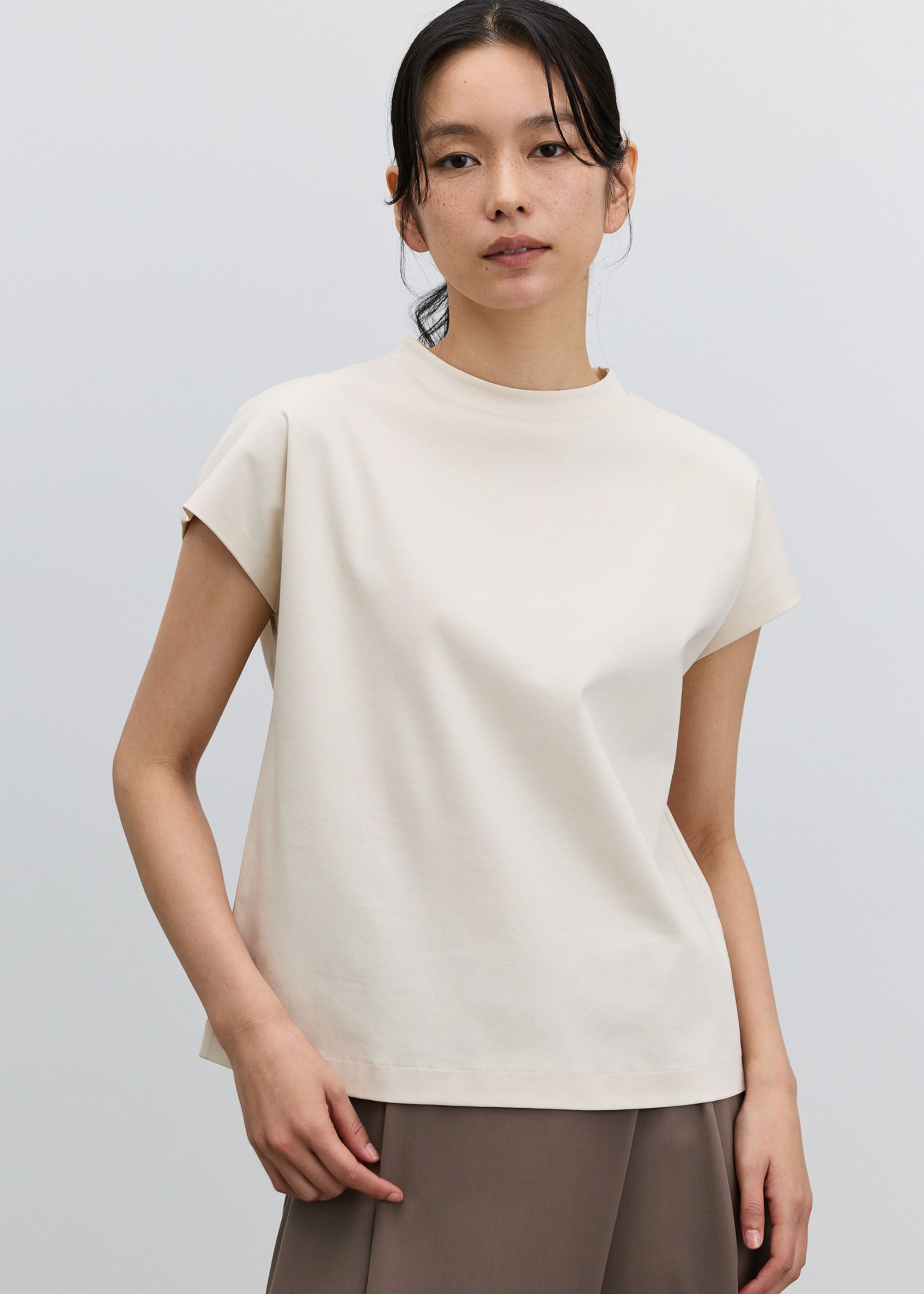 COOL SMOOTH スタンドカラーカットソー - SOÉJU online store｜上質な