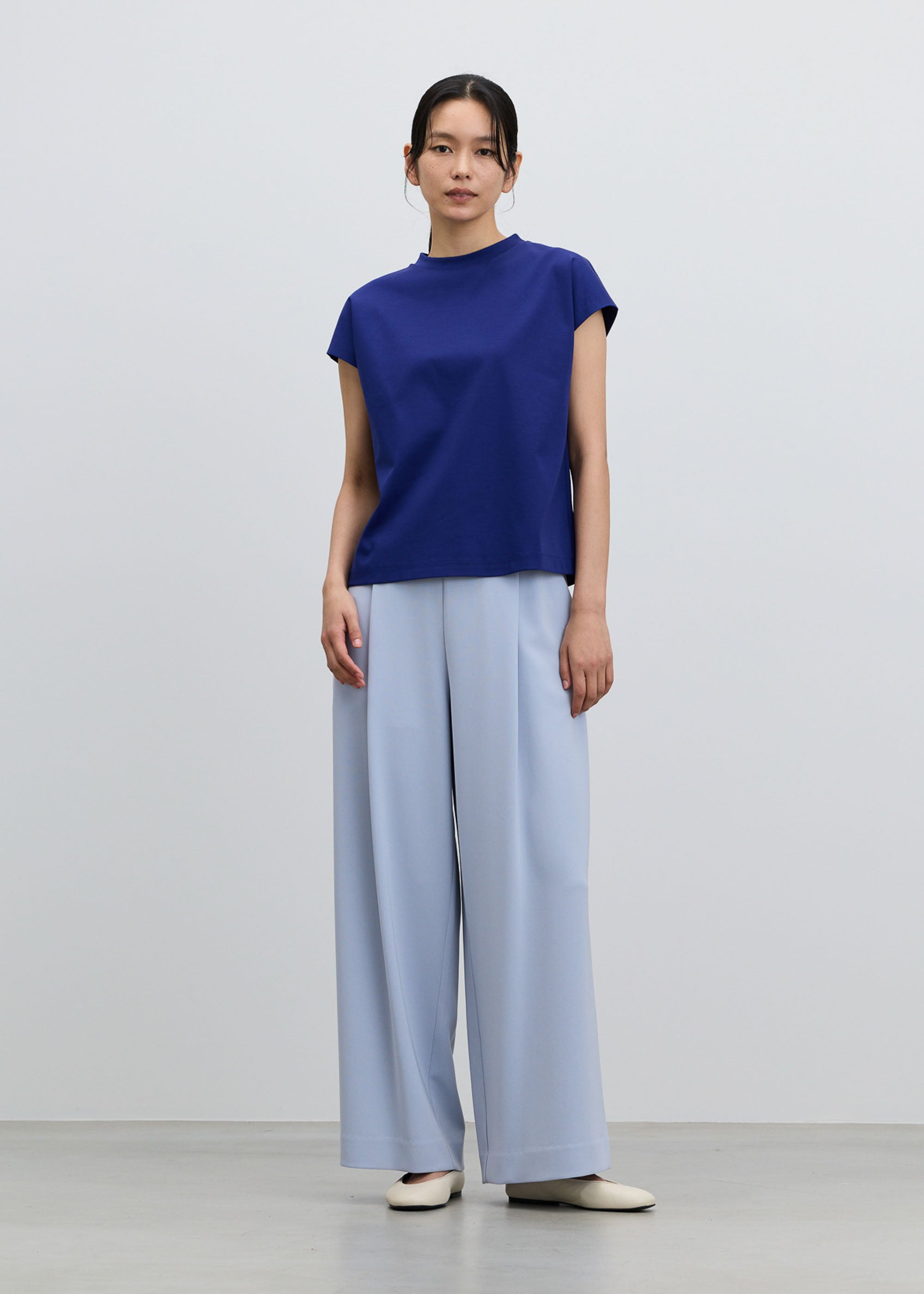 COOL SMOOTH スタンドカラーカットソー