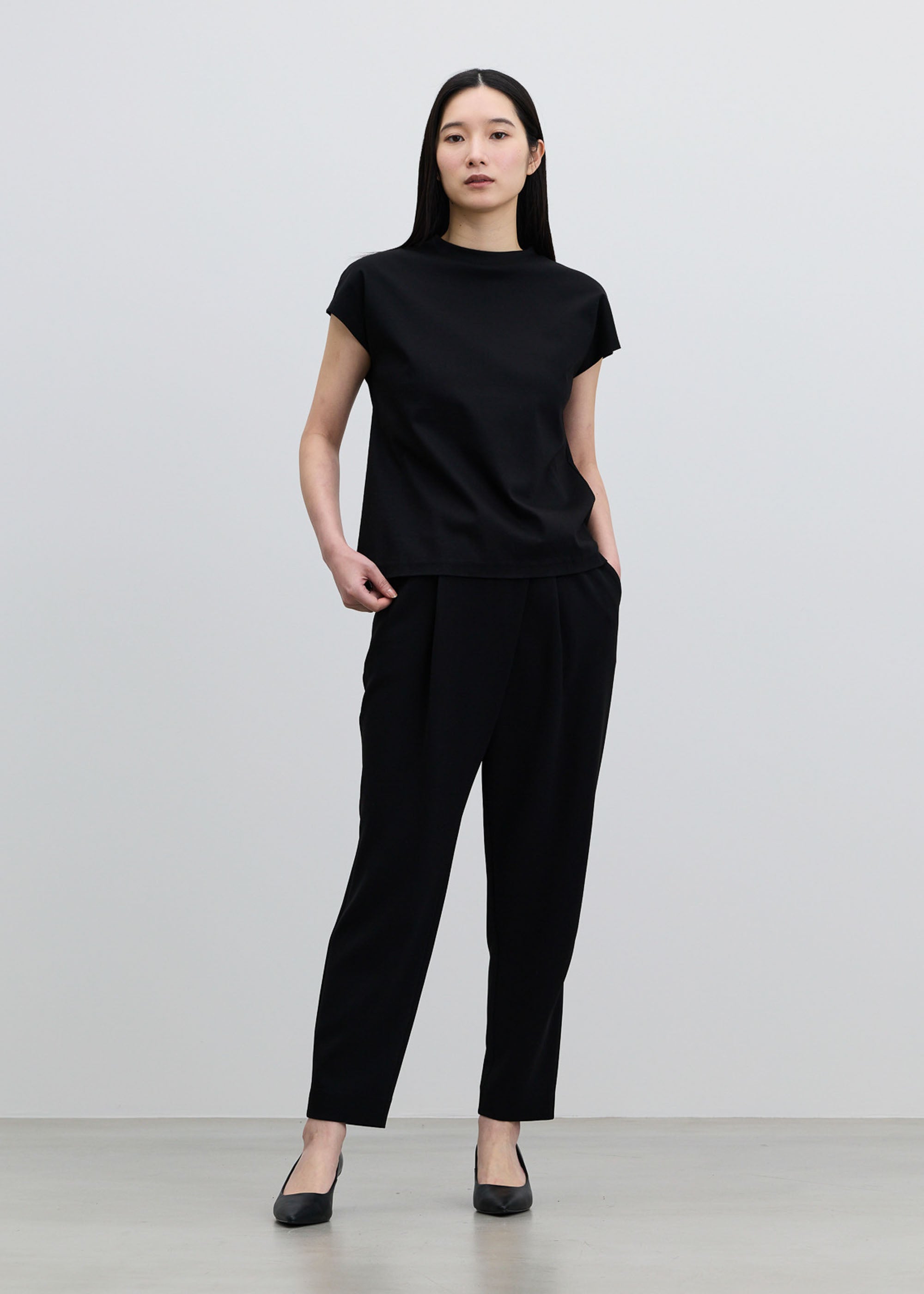 COOL SMOOTH スタンドカラーカットソー