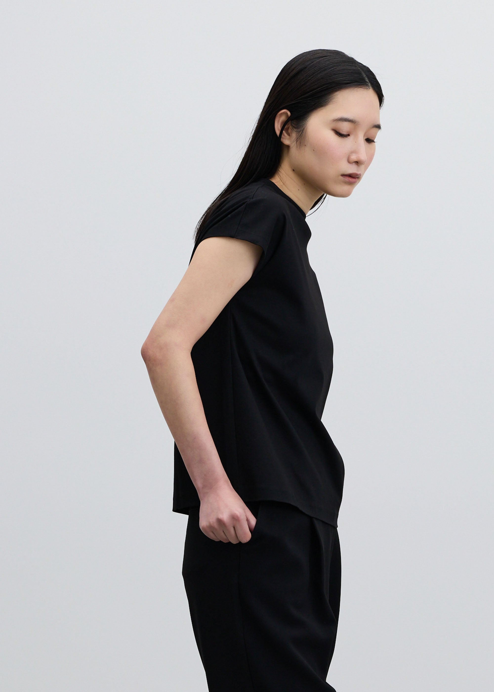 COOL SMOOTH スタンドカラーカットソー