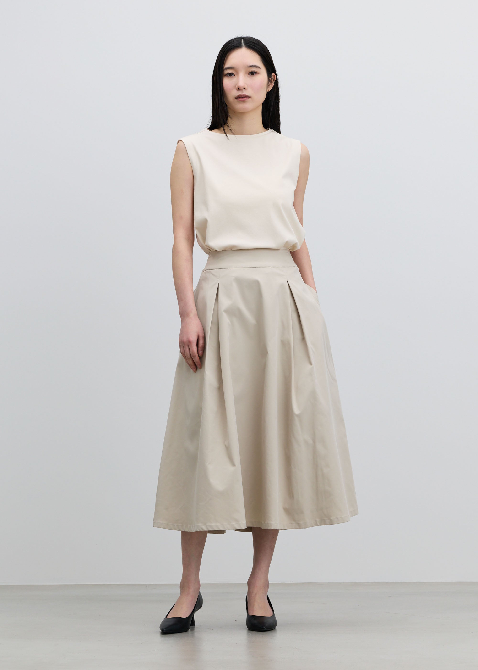 COOL SMOOTH ノースリーブカットソー- SOÉJU online store|上質な大人 COOL SMOOTH ノースリーブカットソー- SOÉJU online store|上質な大人