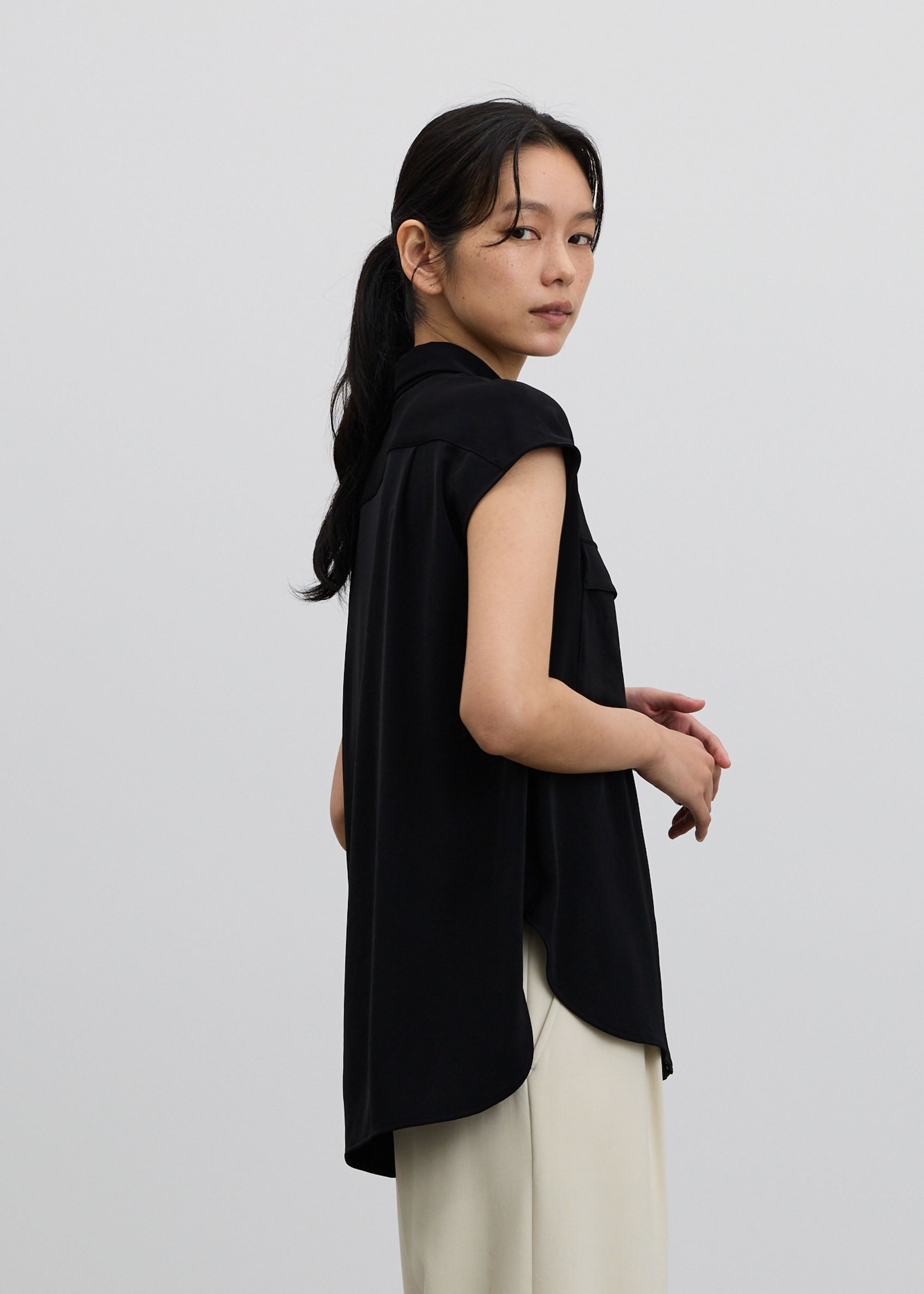 ヴィンテージサテンシャツ