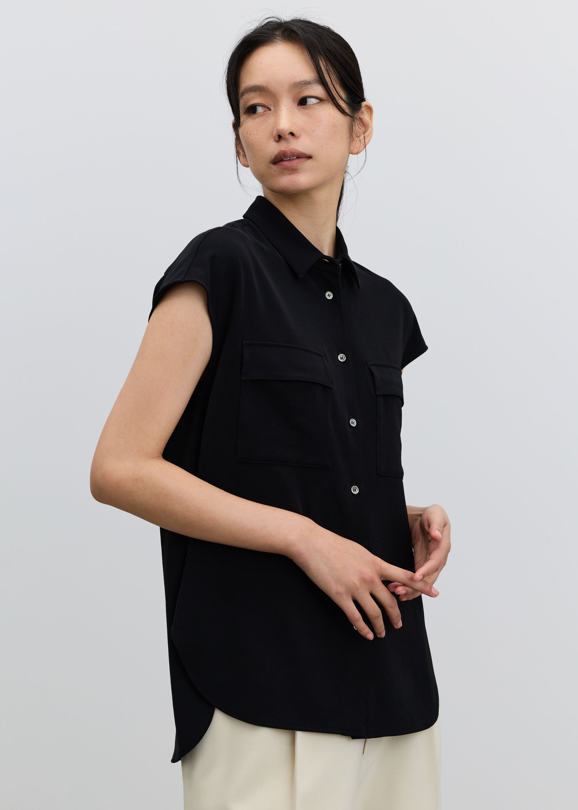 ヴィンテージサテンシャツ