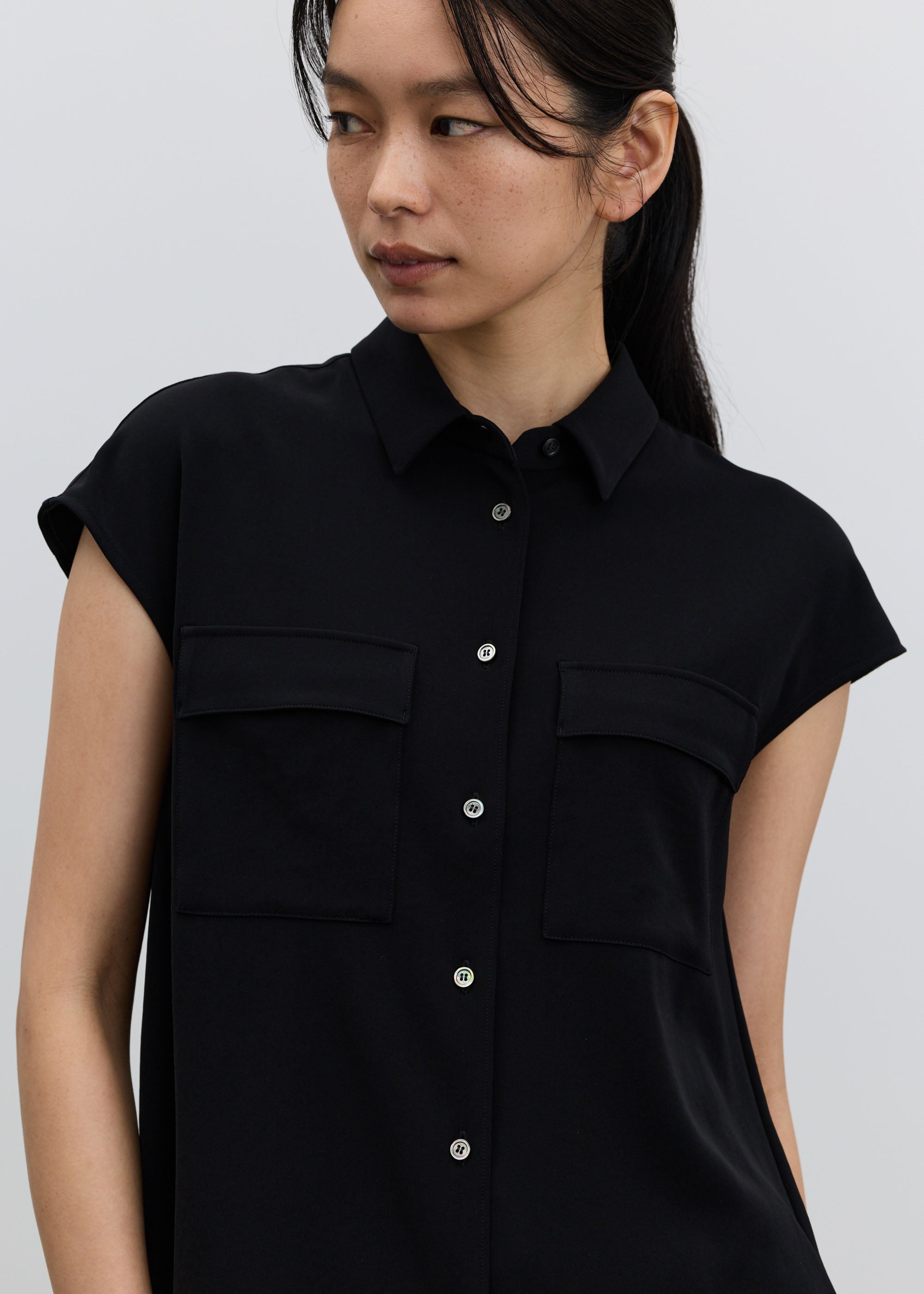 ヴィンテージサテンシャツ - SOÉJU online store｜上質な大人の女性の