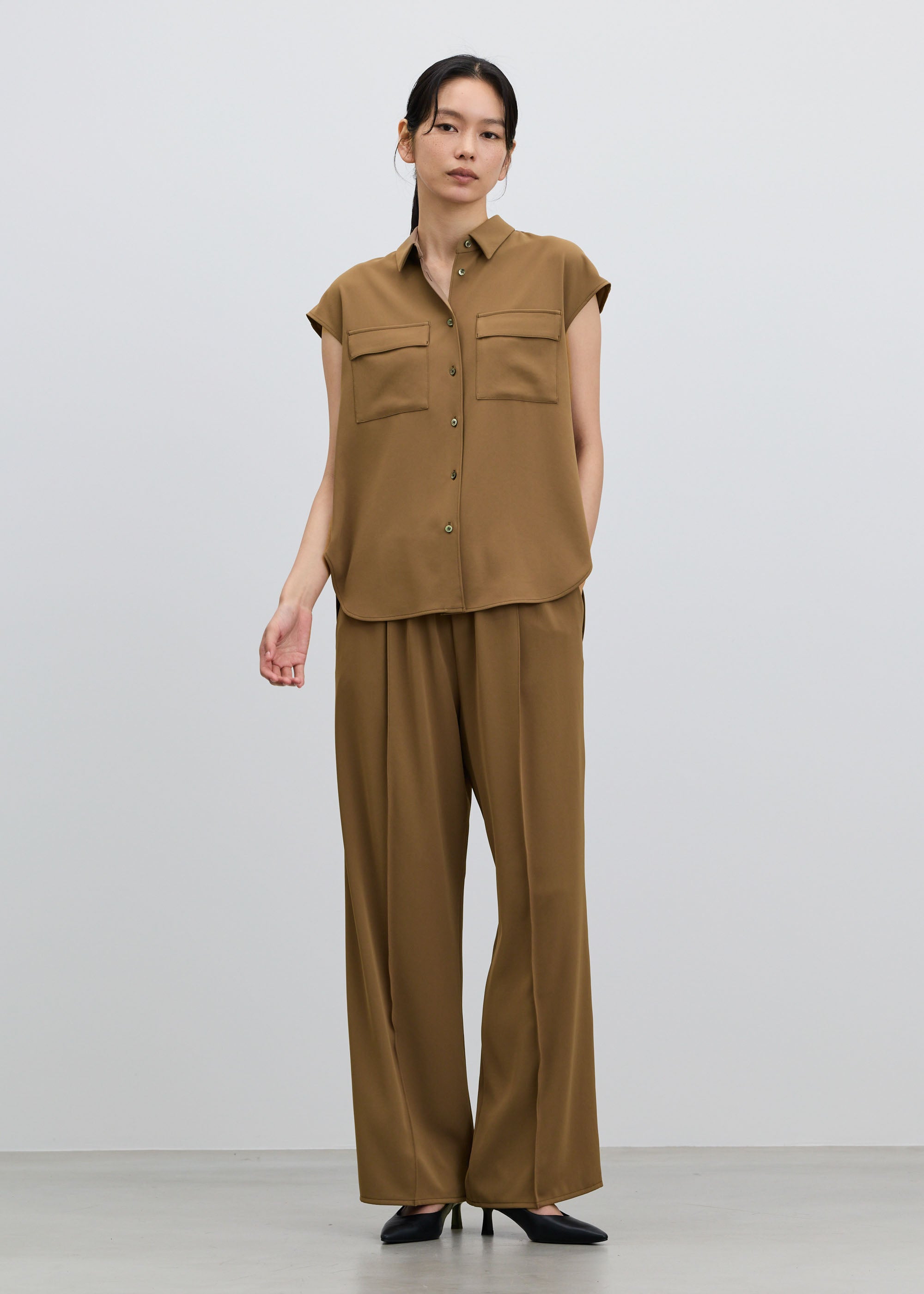 ヴィンテージサテンシャツ