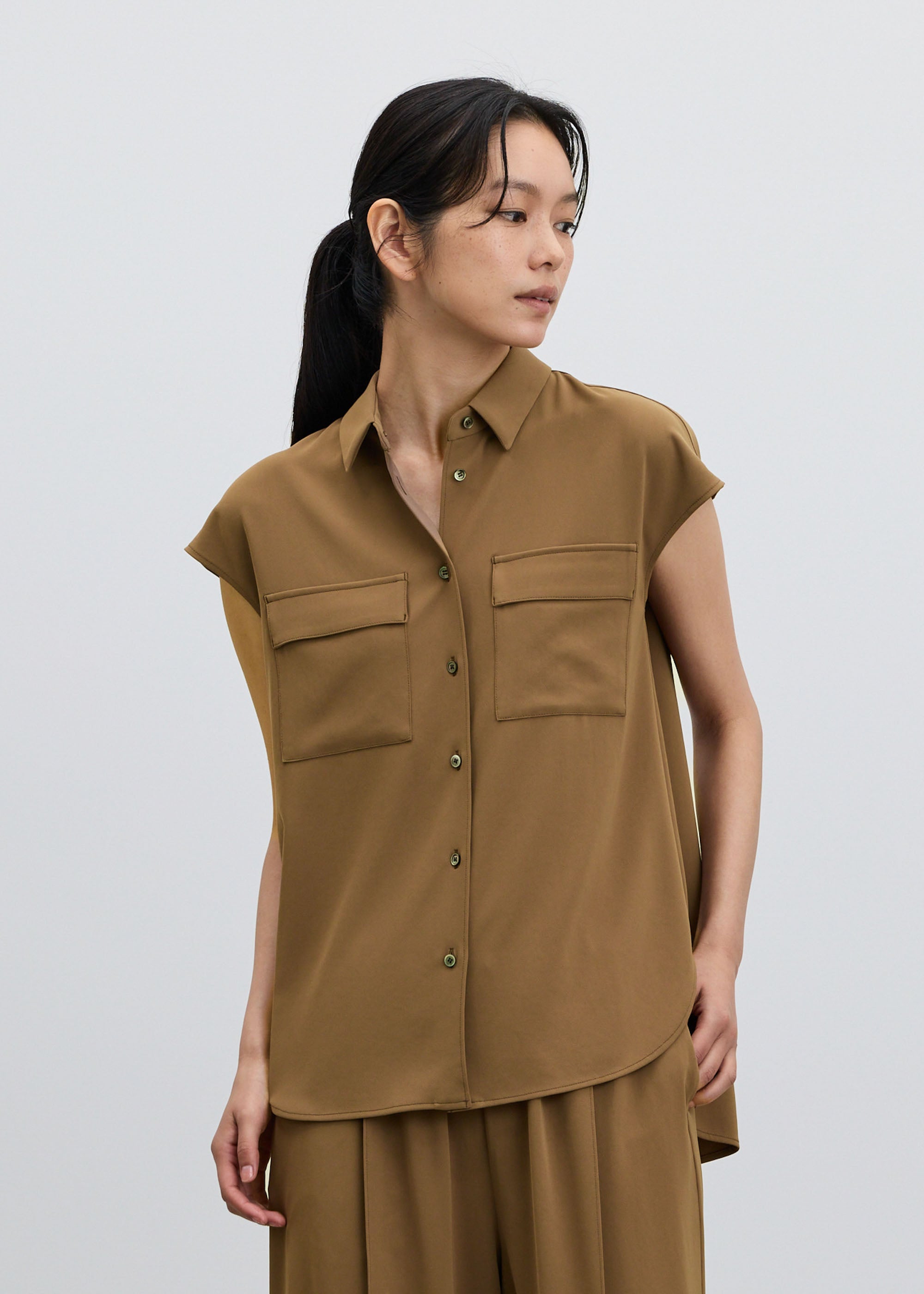 ヴィンテージサテンシャツ - SOÉJU online store｜上質な大人の女性の