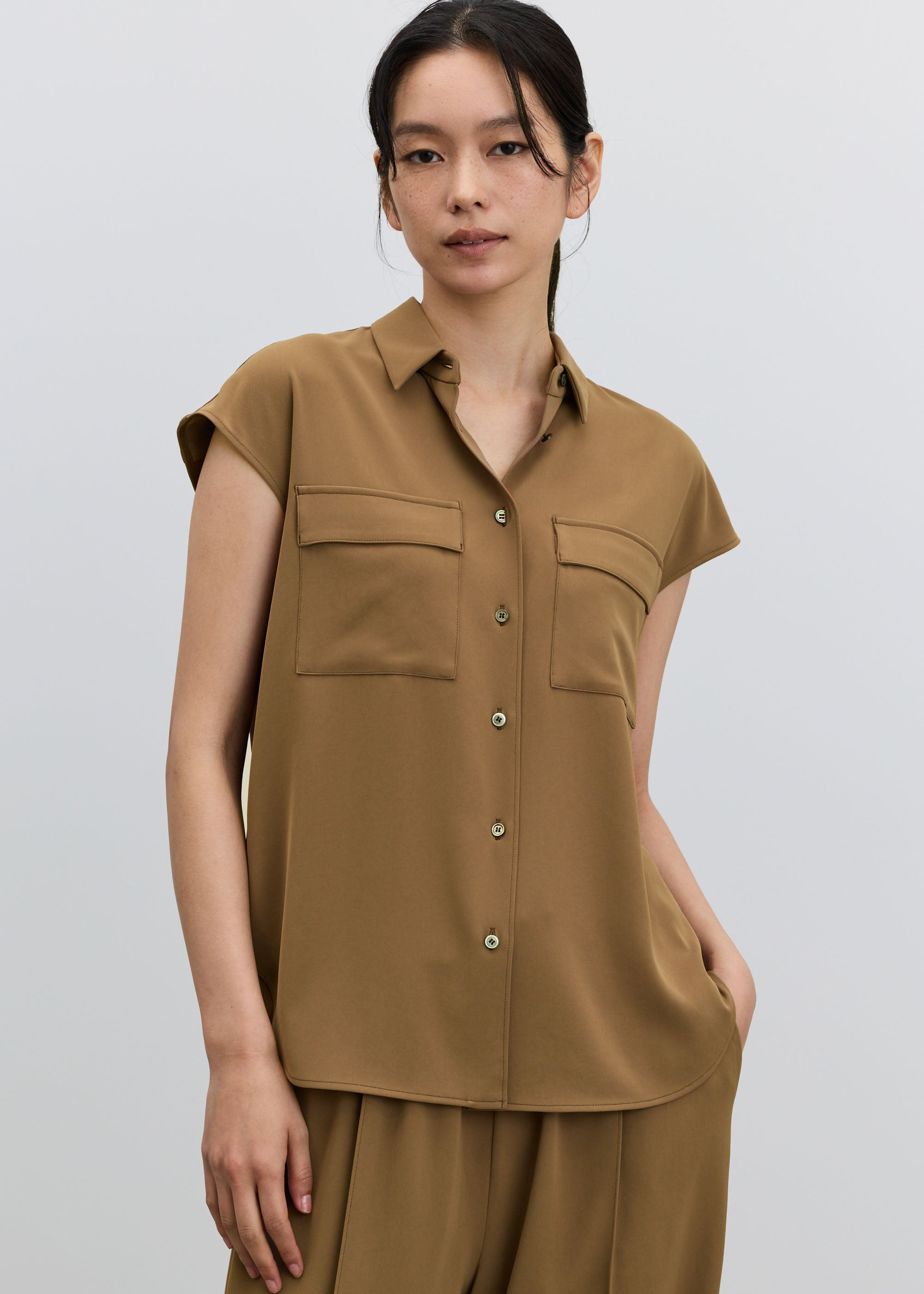 ヴィンテージサテンシャツ