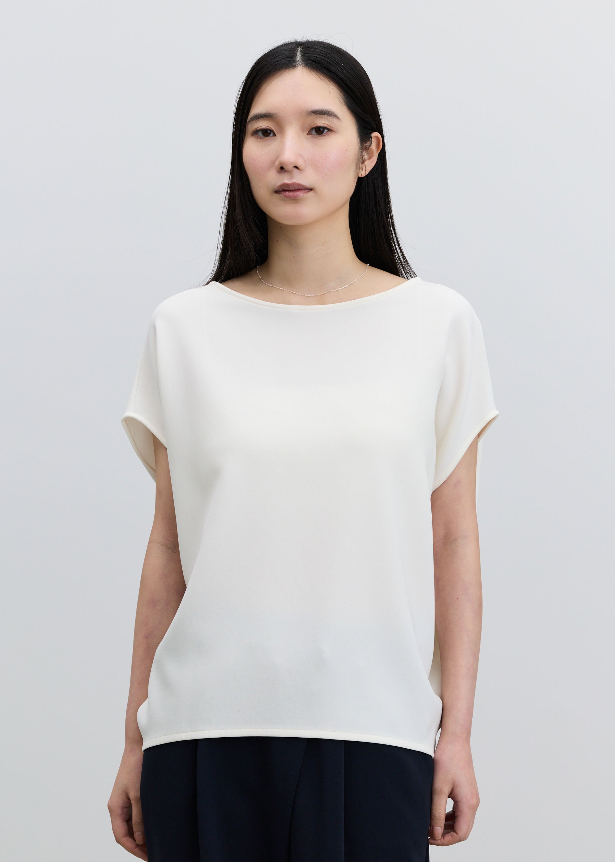 ショートスリーブコクーンブラウス