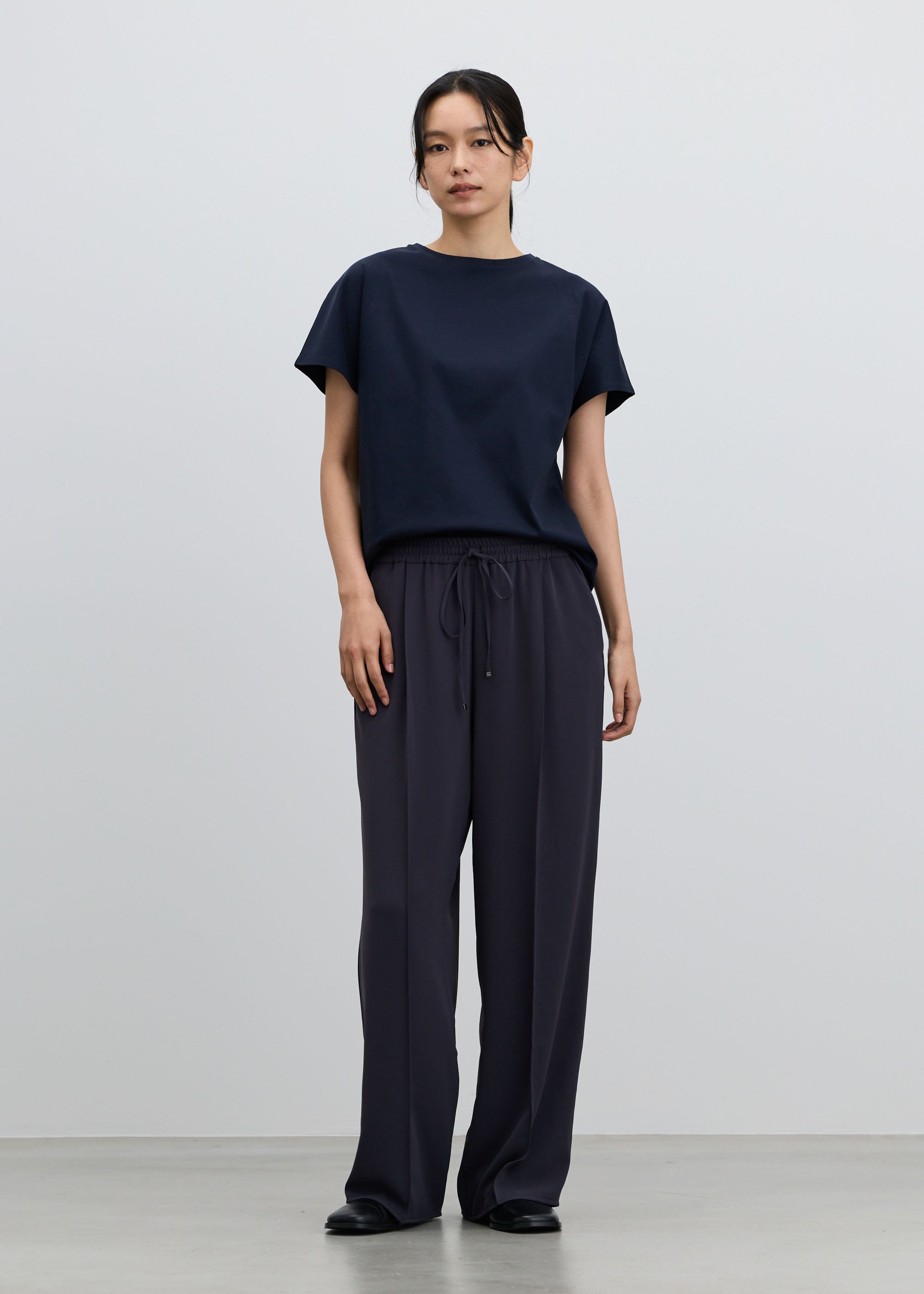 ヴィンテージサテンドロストワイドパンツ - SOÉJU online store｜上質