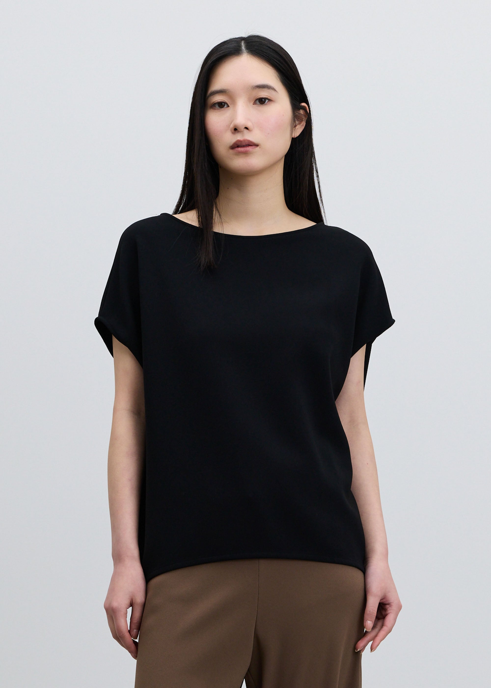 ショートスリーブコクーンブラウス