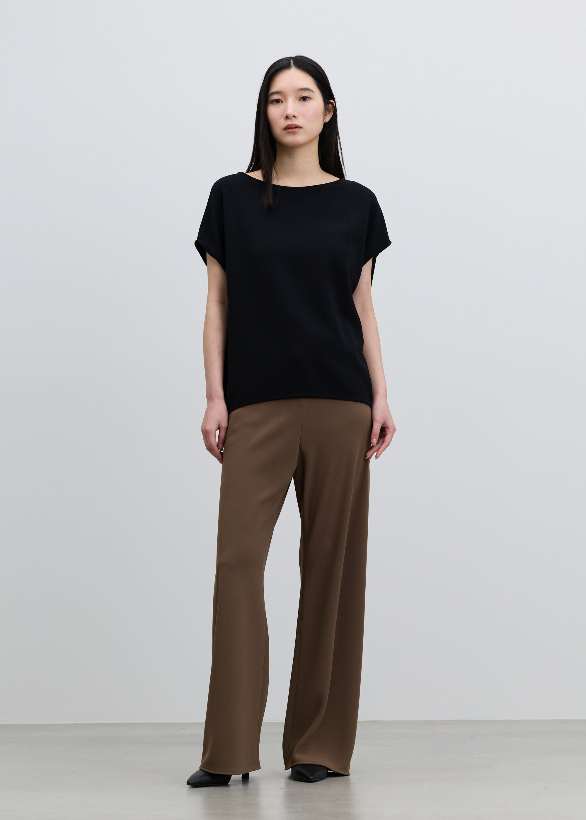 ショートスリーブコクーンブラウス