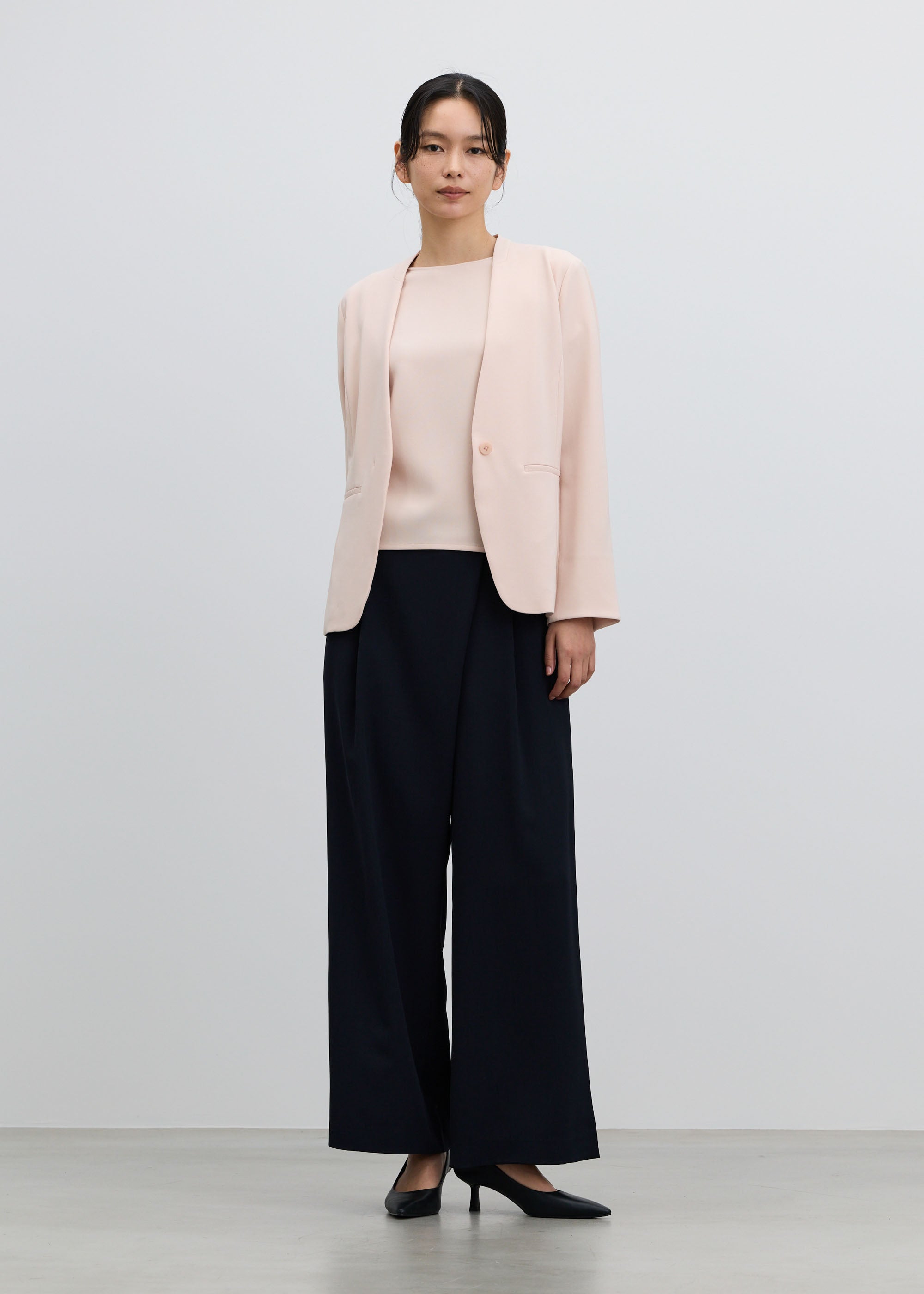 ショートスリーブコクーンブラウス