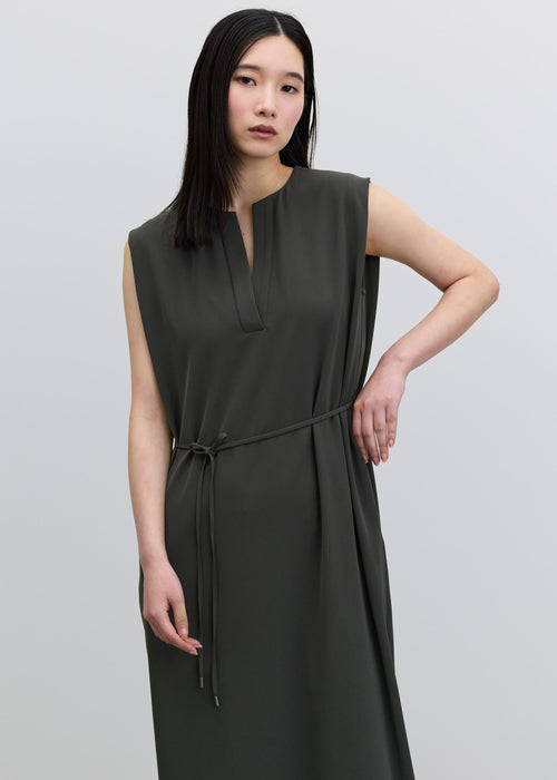 ヴィンテージサテンスキッパーワンピース