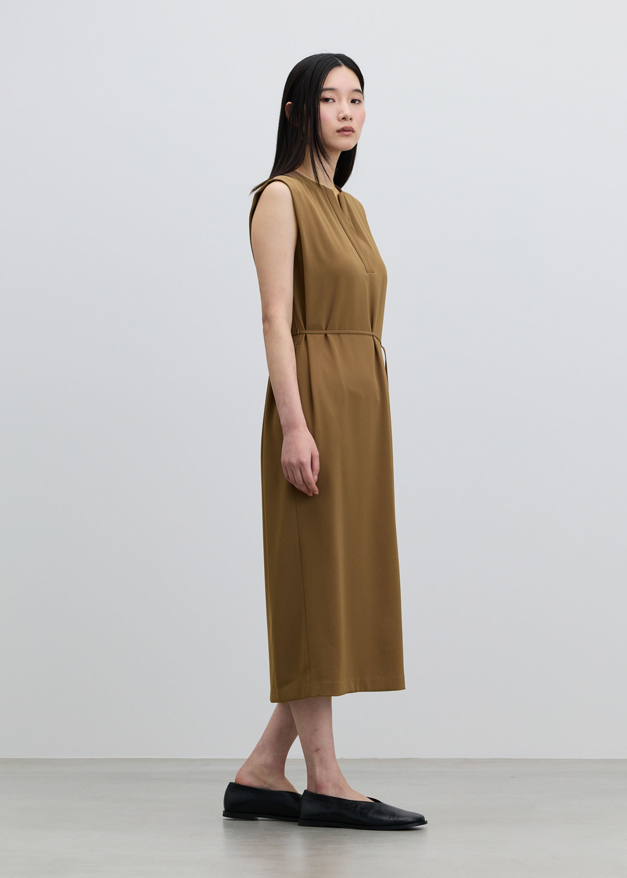 ヴィンテージサテンスキッパーワンピース