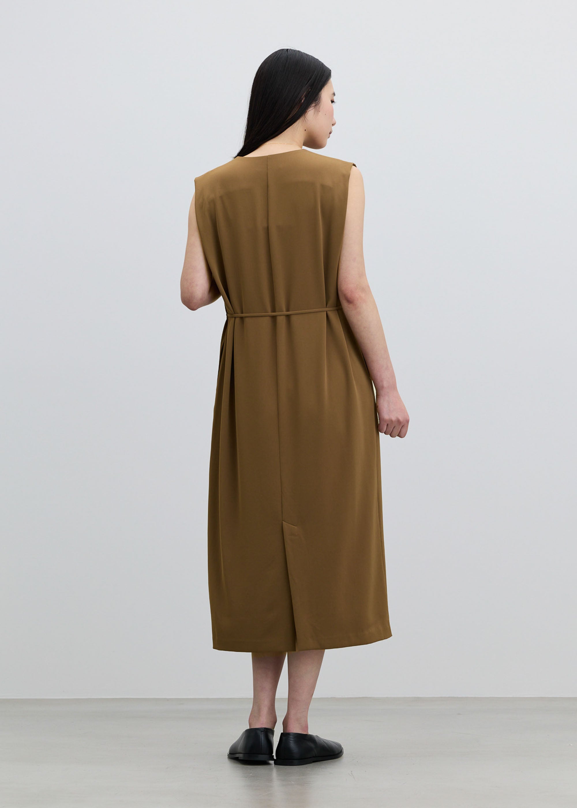 ヴィンテージサテンスキッパーワンピース