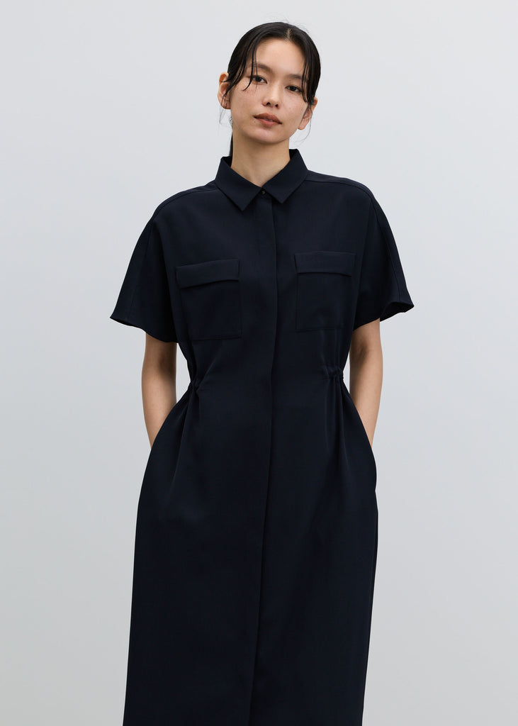ロングシャツワンピース