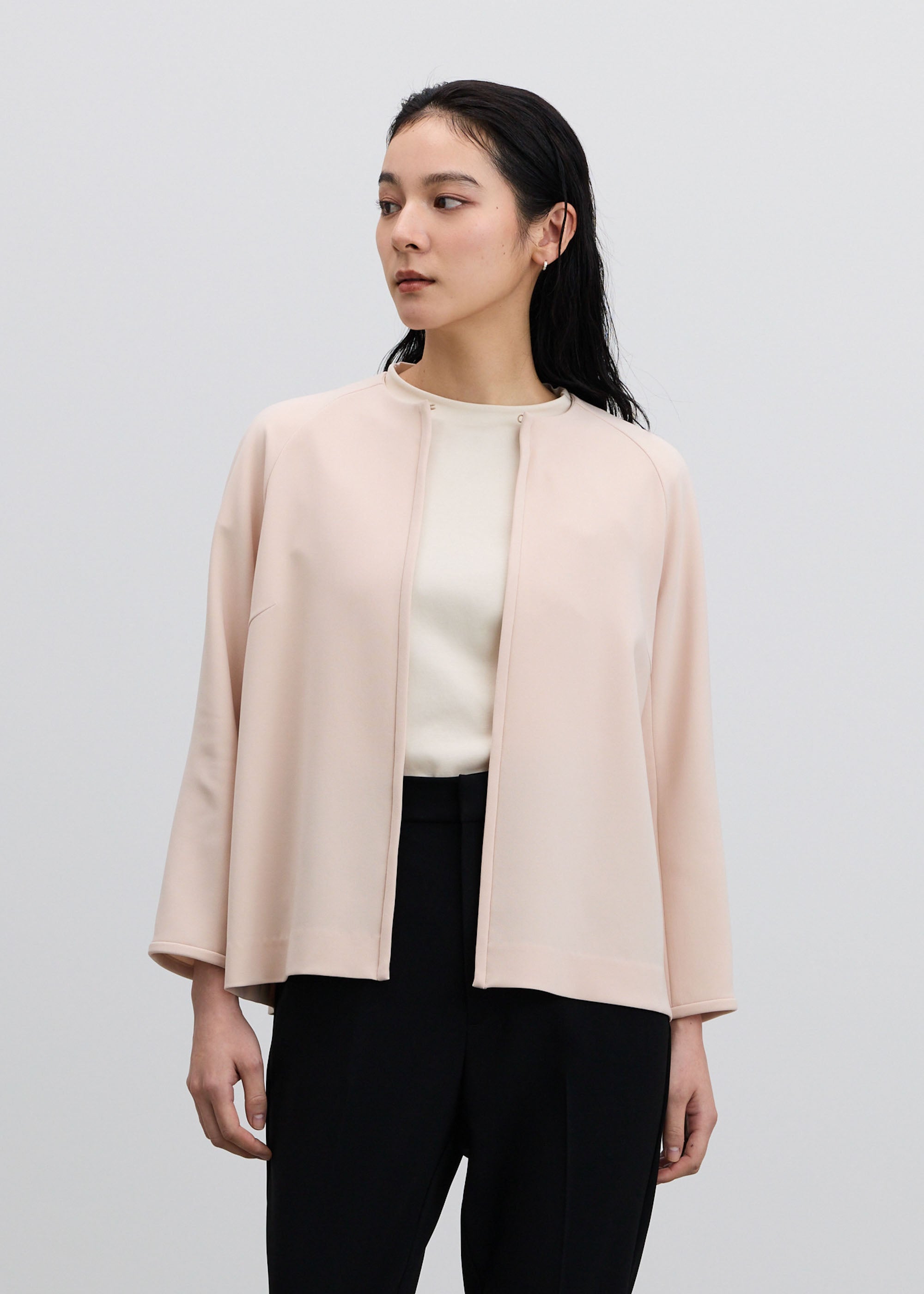 フロントホック8分袖ジャケット - SOÉJU online store｜上質な大人の