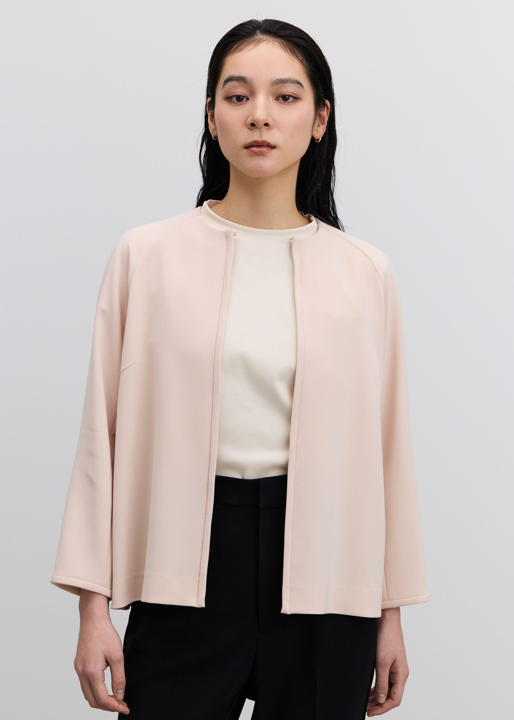 フロントホック8分袖ジャケット - SOÉJU online store｜上質な大人の