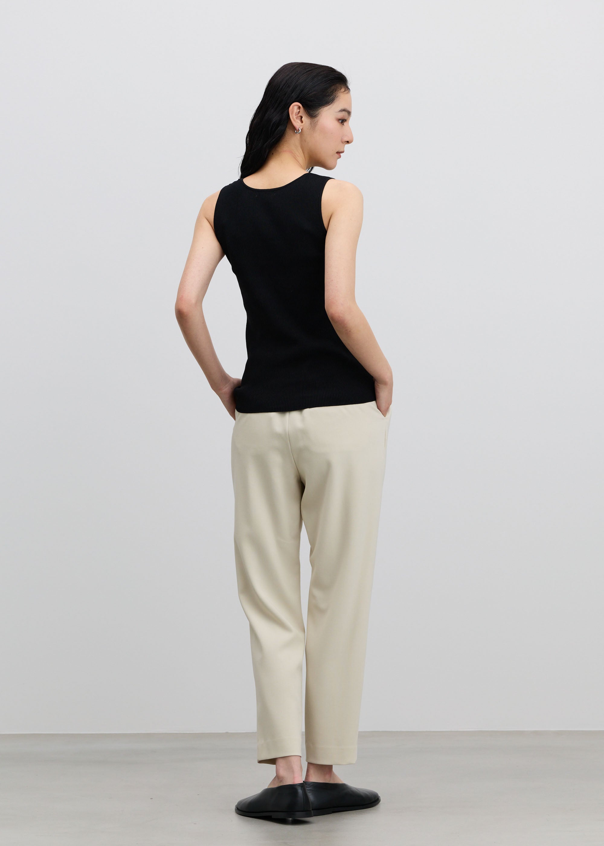 ウールライクタックパンツ