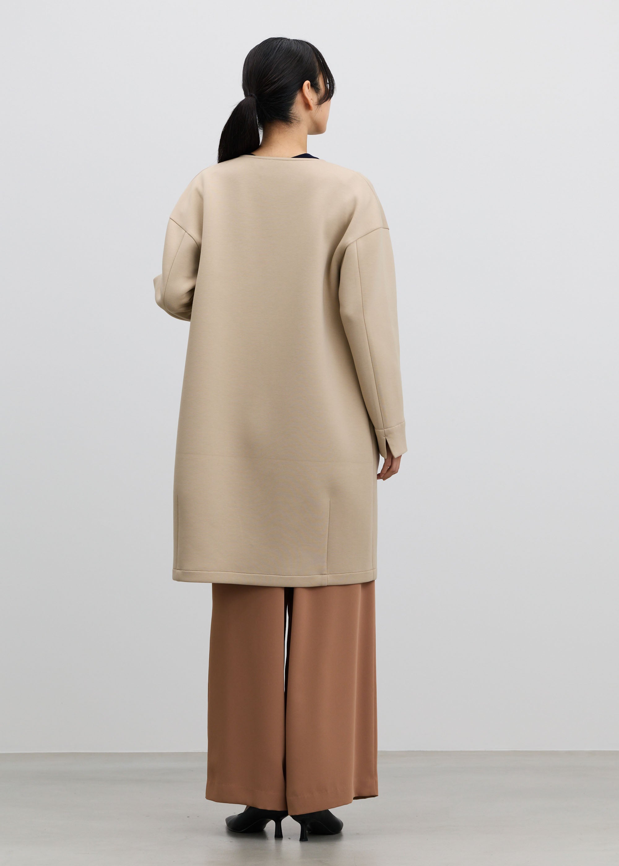 ソフトダブルフェイスジップコート