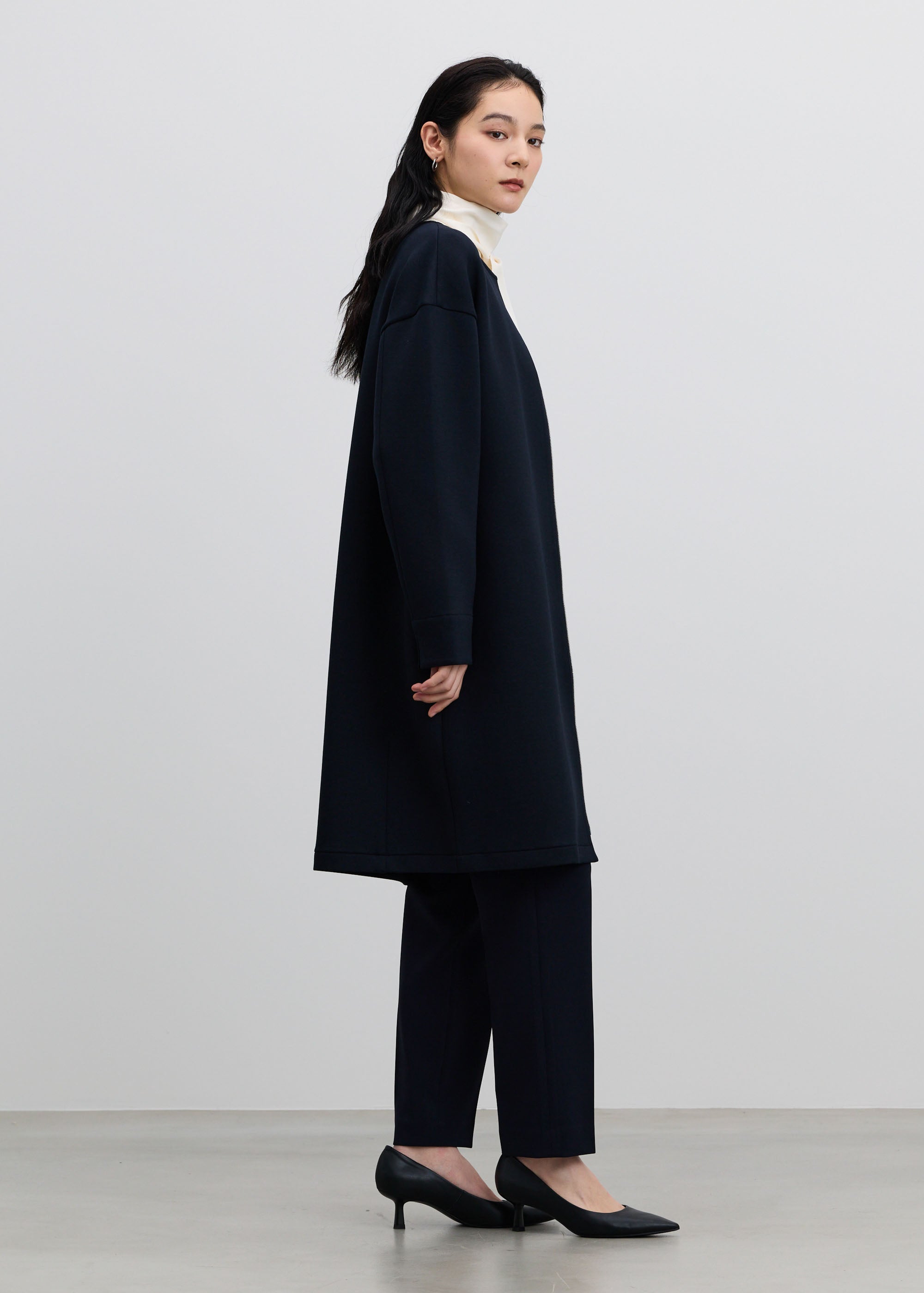 ソフトダブルフェイスジップコート