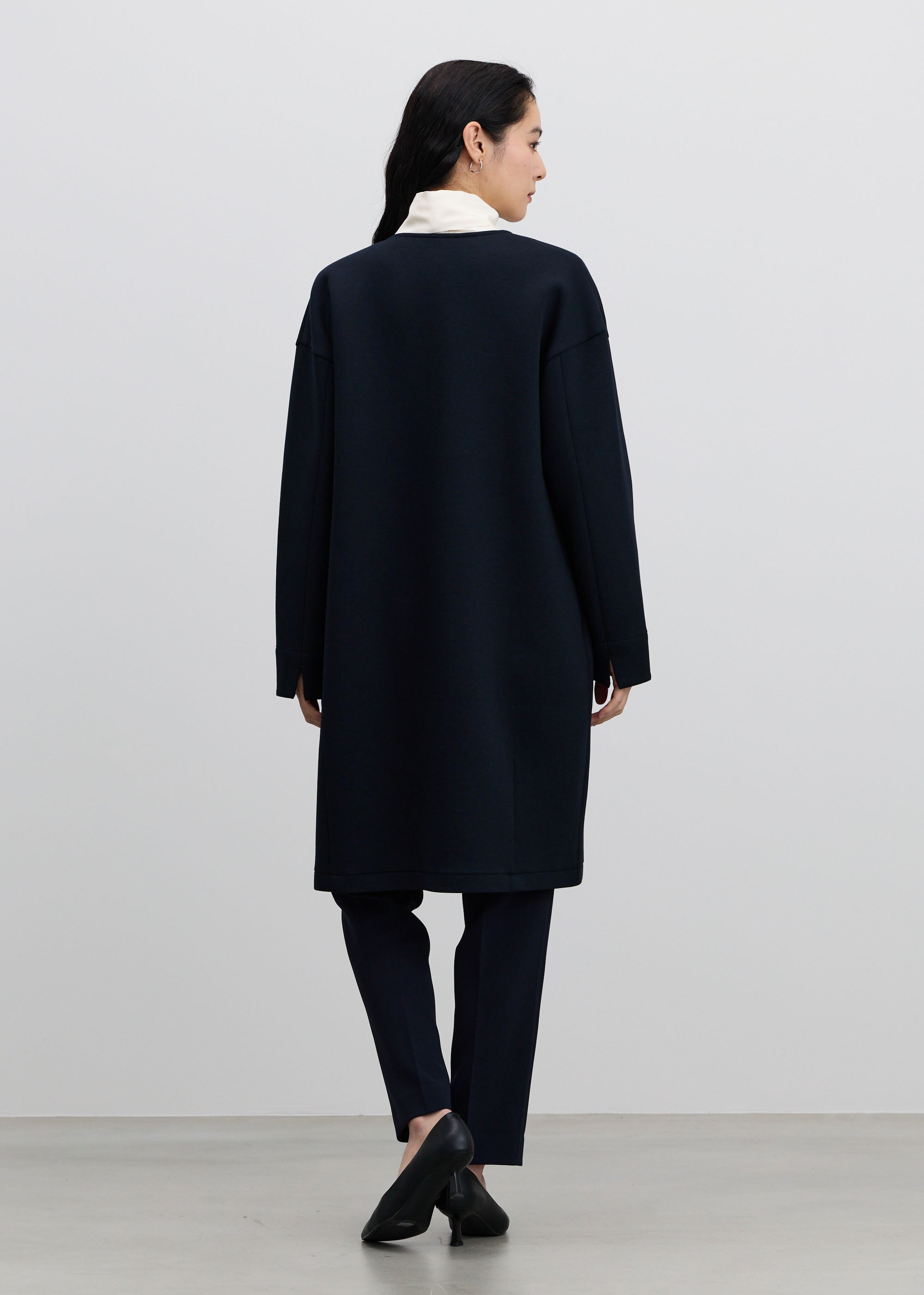 ソフトダブルフェイスジップコート