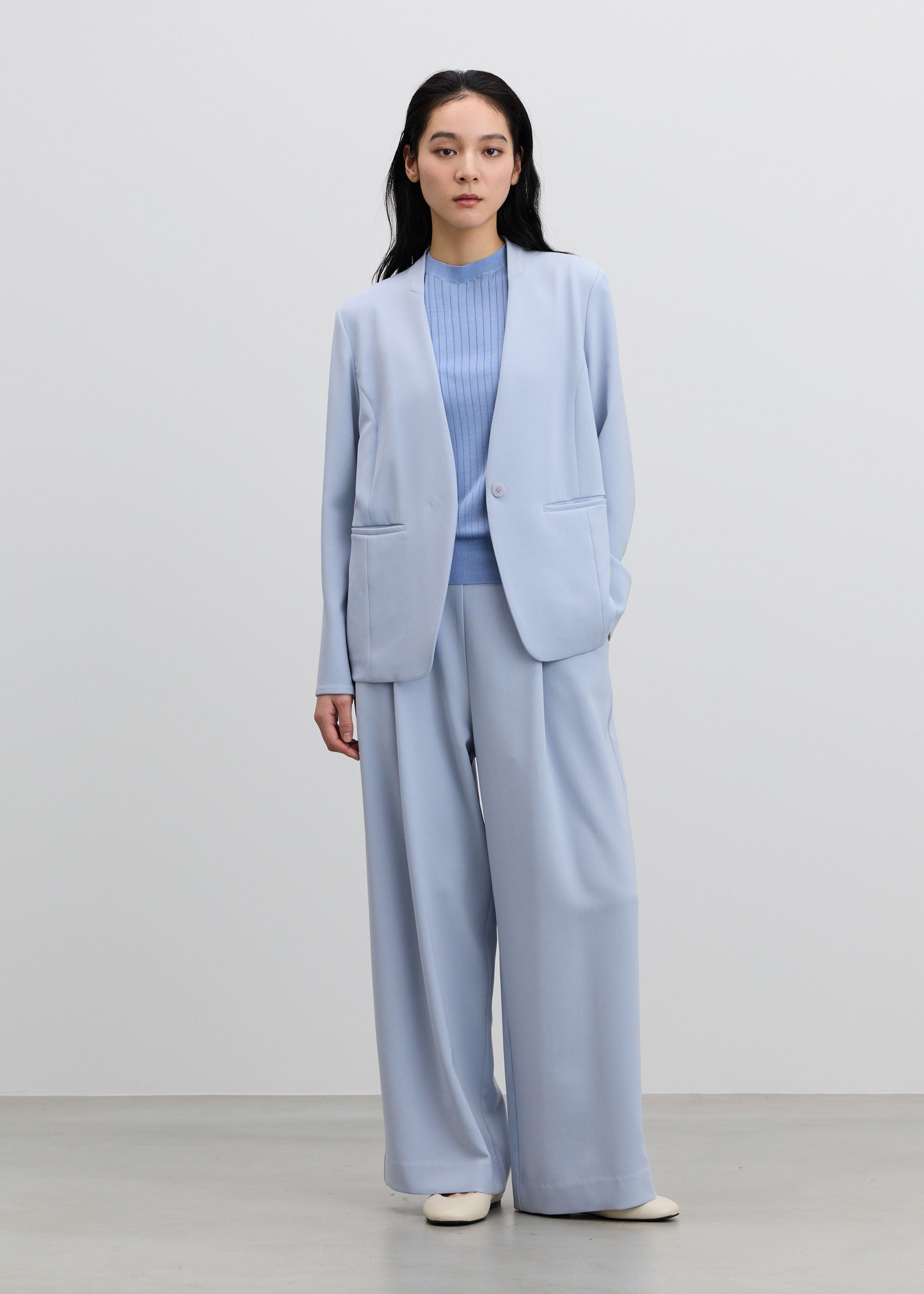 ノーカラージャケット - SOÉJU online store｜上質な大人の女性のため