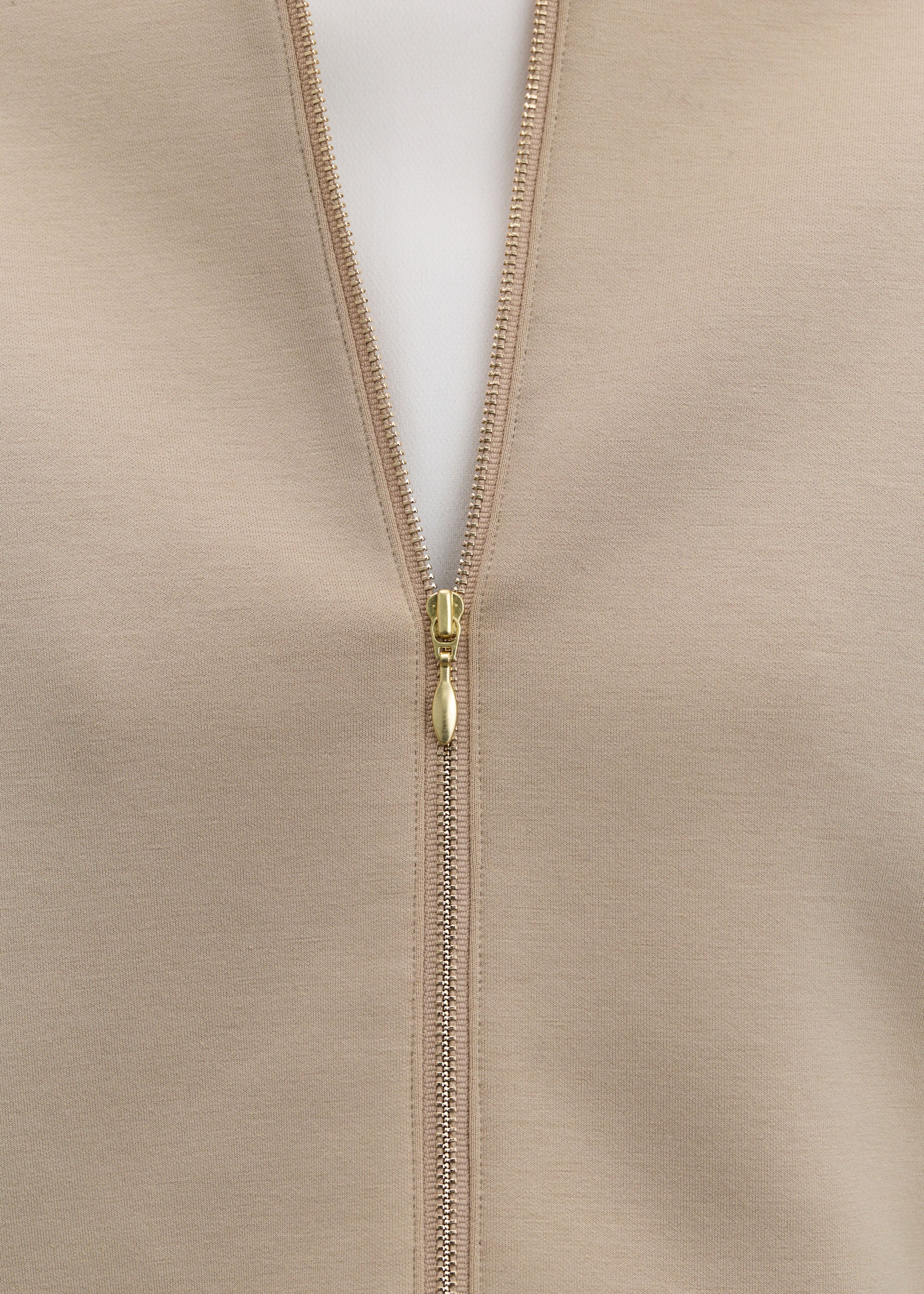 ソフトダブルフェイスジップコート