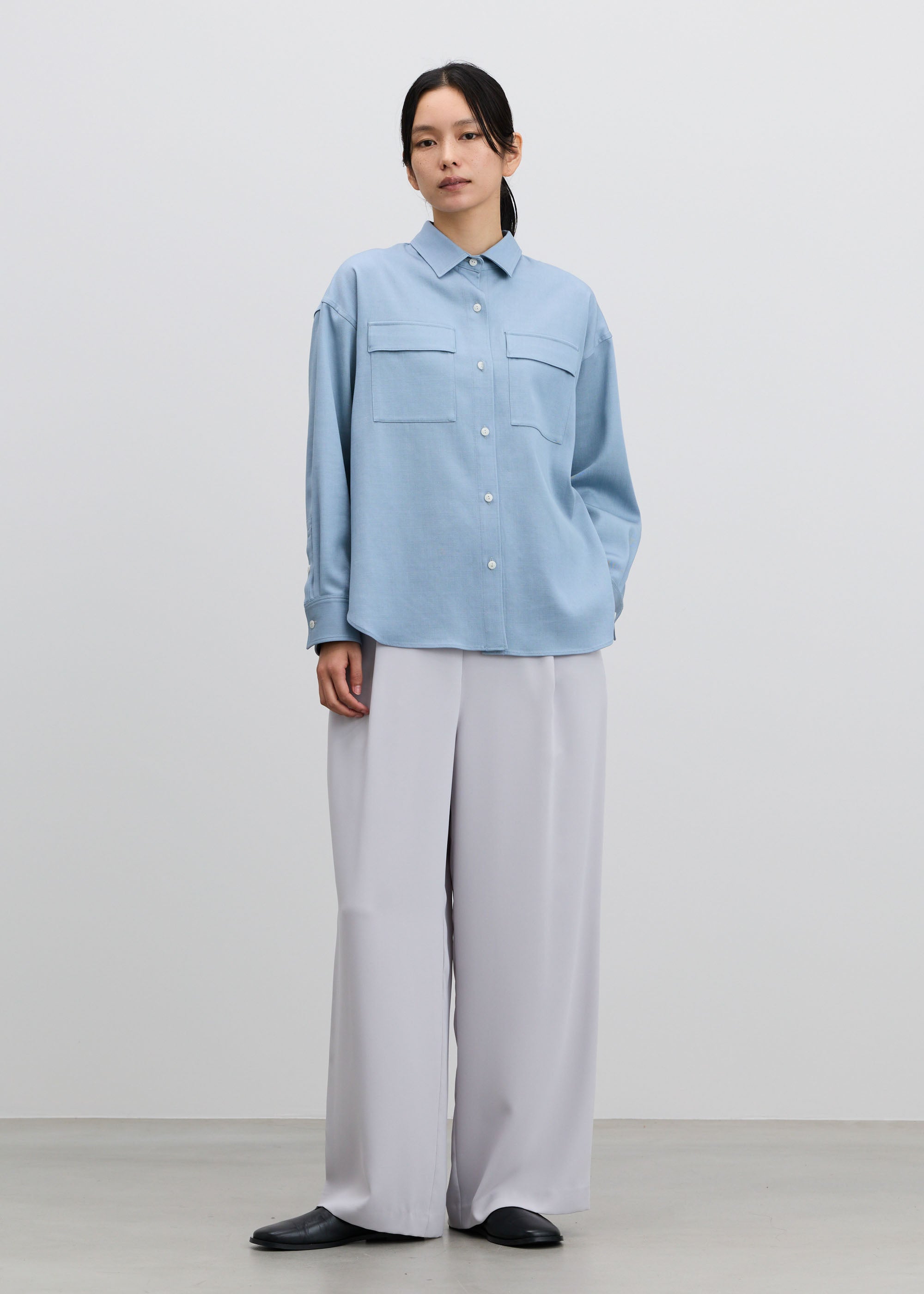 デニムライクシャツ - SOÉJU online store｜上質な大人の女性のための