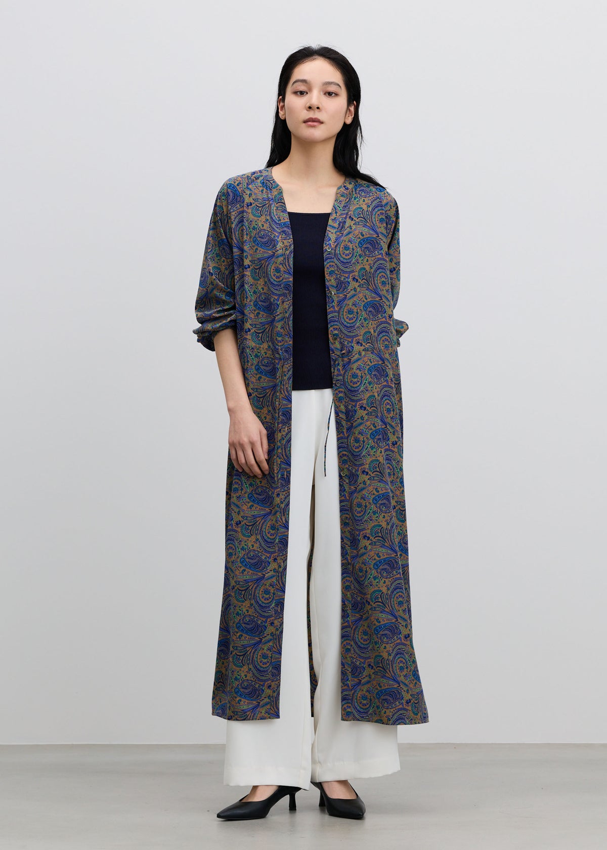 ペイズリー柄ワンピース - SOÉJU online store｜上質な大人の女性の 
