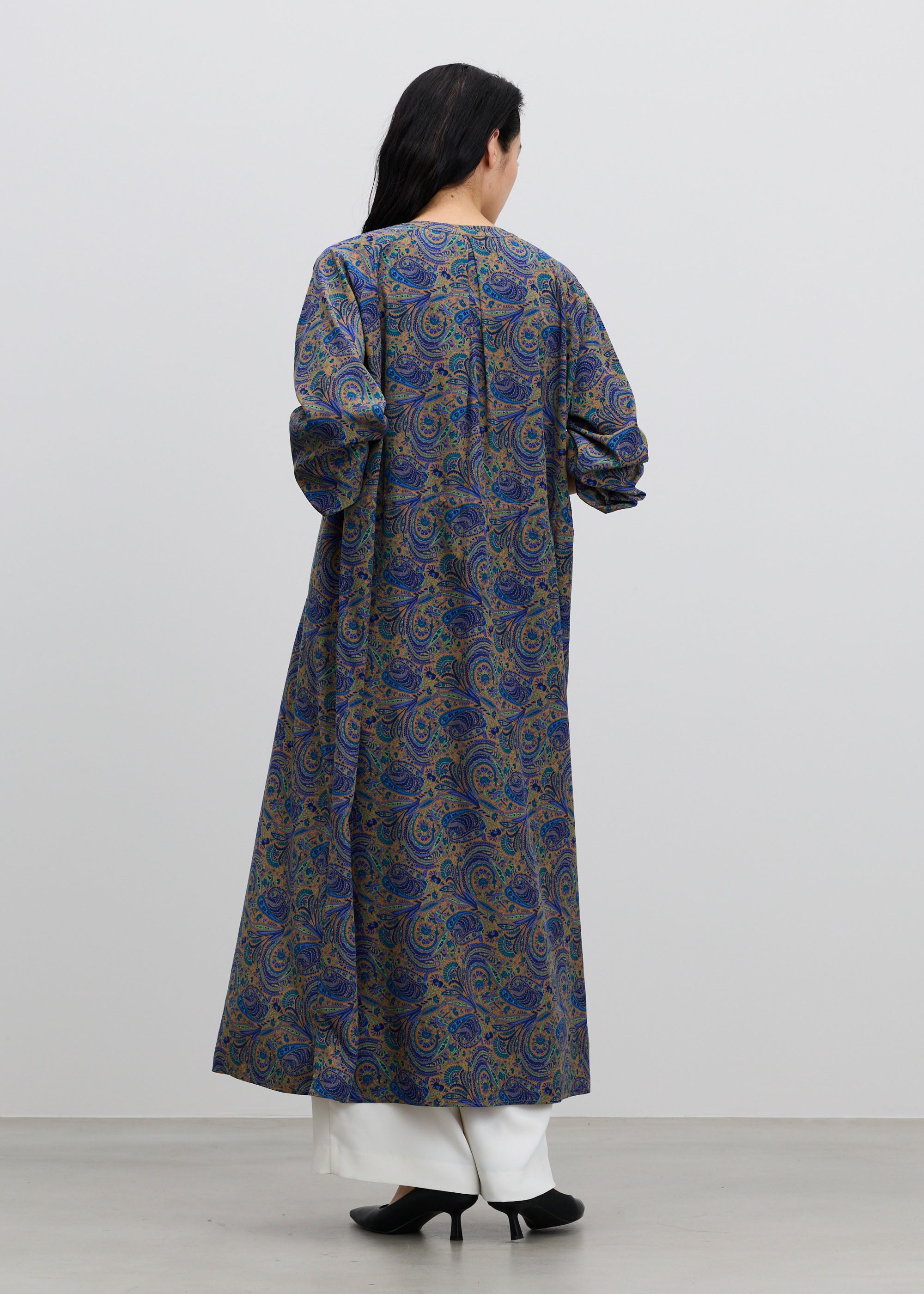 ペイズリー柄ワンピース