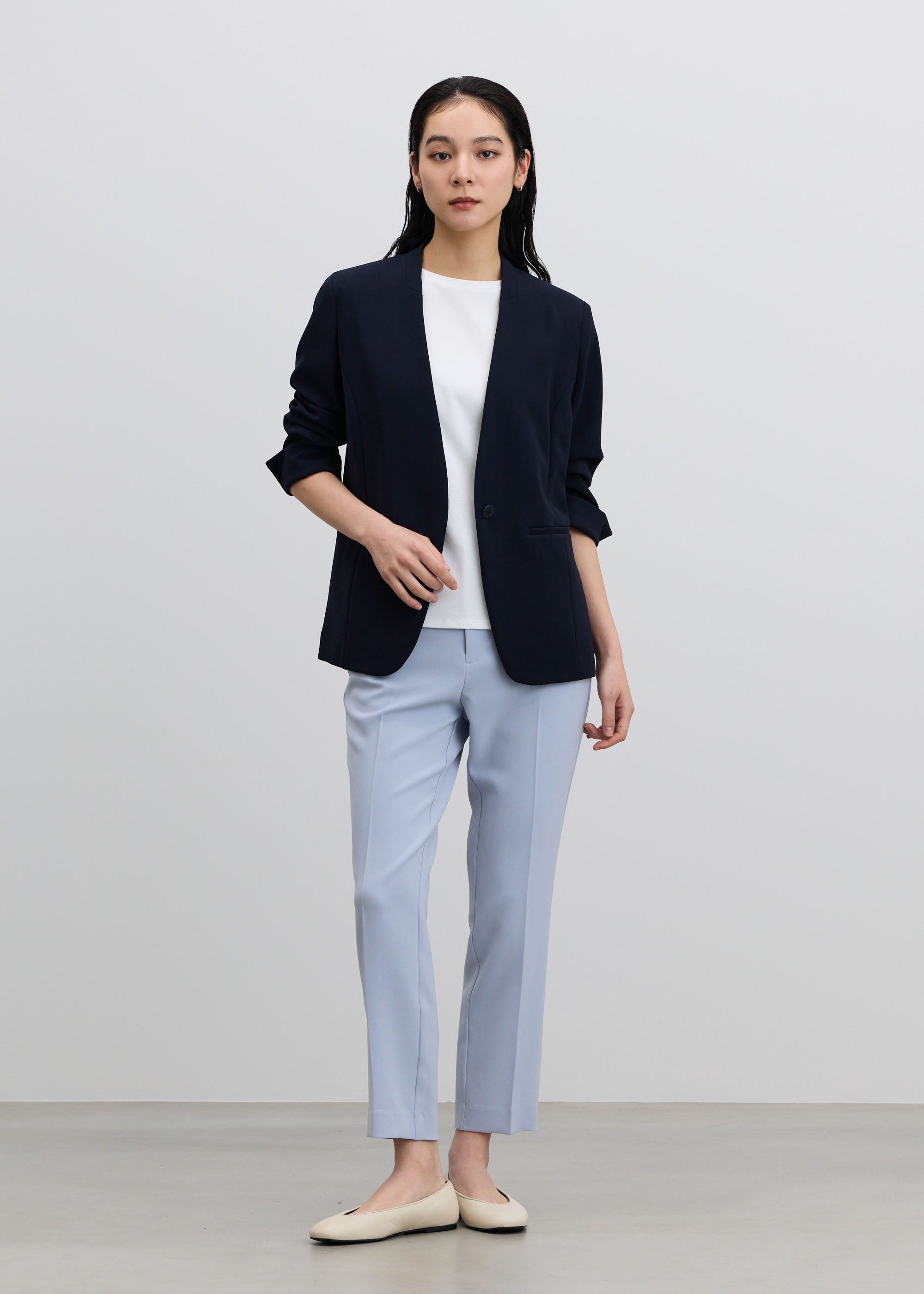 センタープレスパンツ - SOÉJU online store｜上質な大人の女性のため