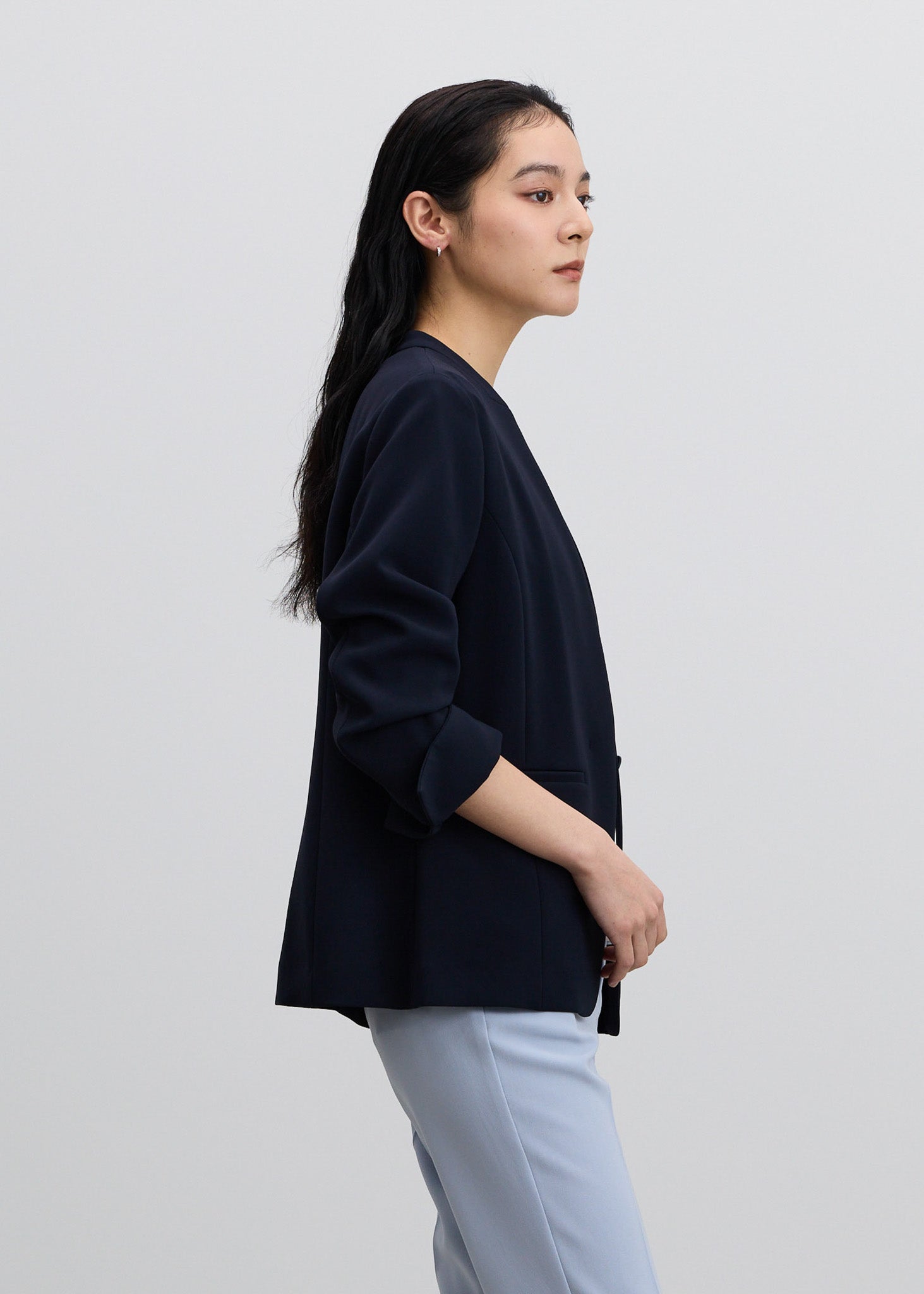 ノーカラージャケット