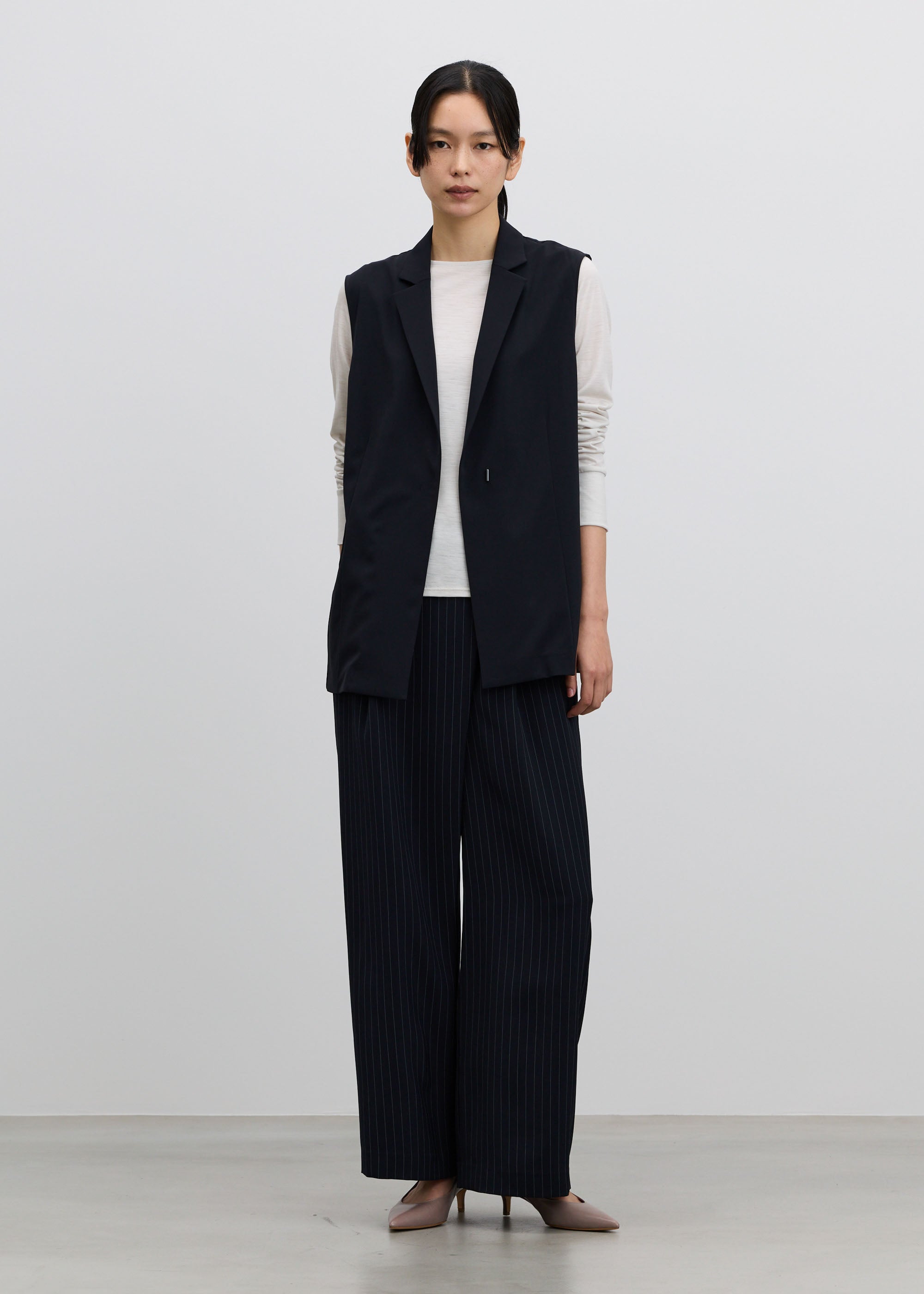 エアリーストレッチテーラードジレ