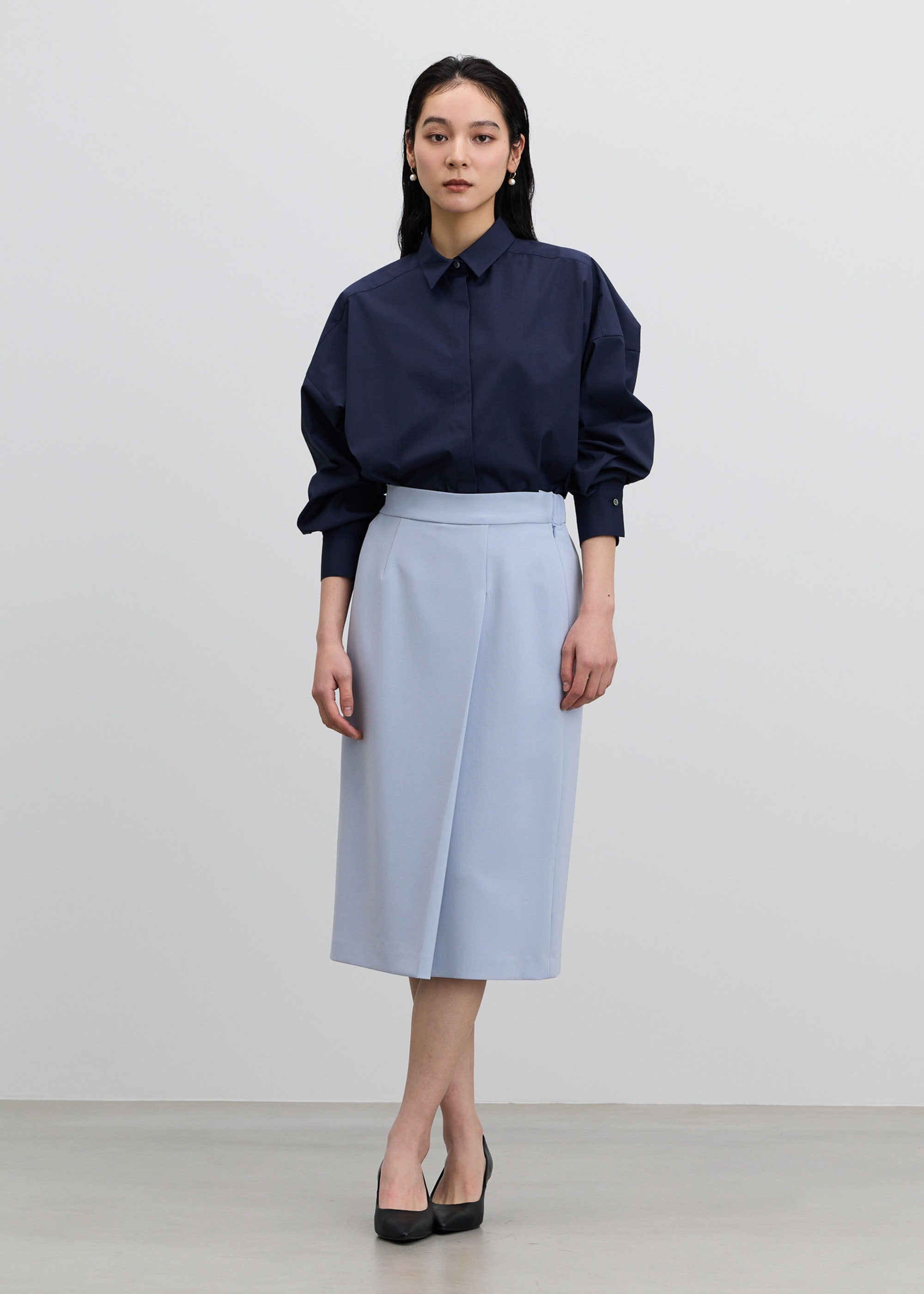 コクーンシャツ - SOÉJU online store｜上質な大人の女性のためのトップス