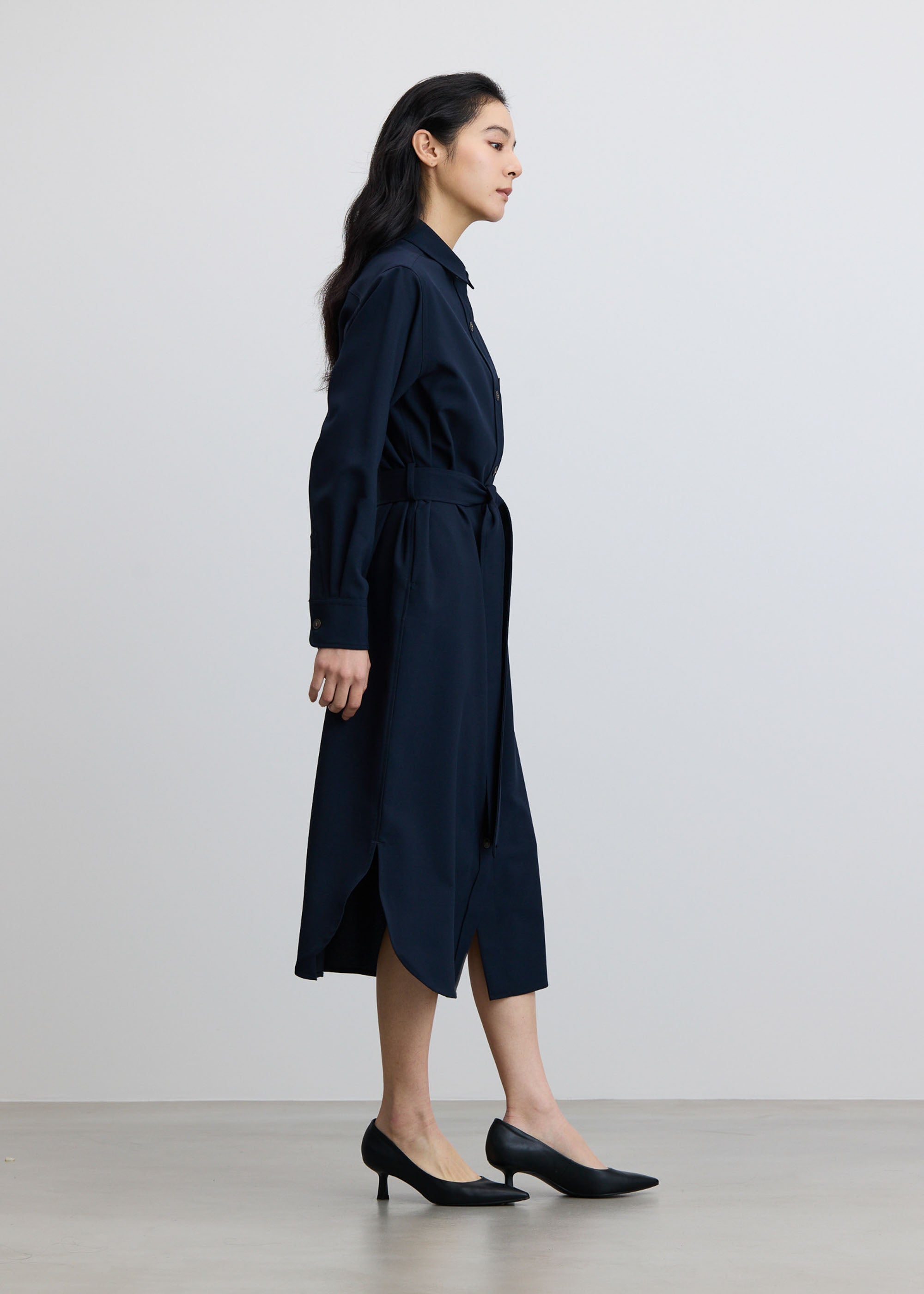 ソフトオックスシャツワンピース