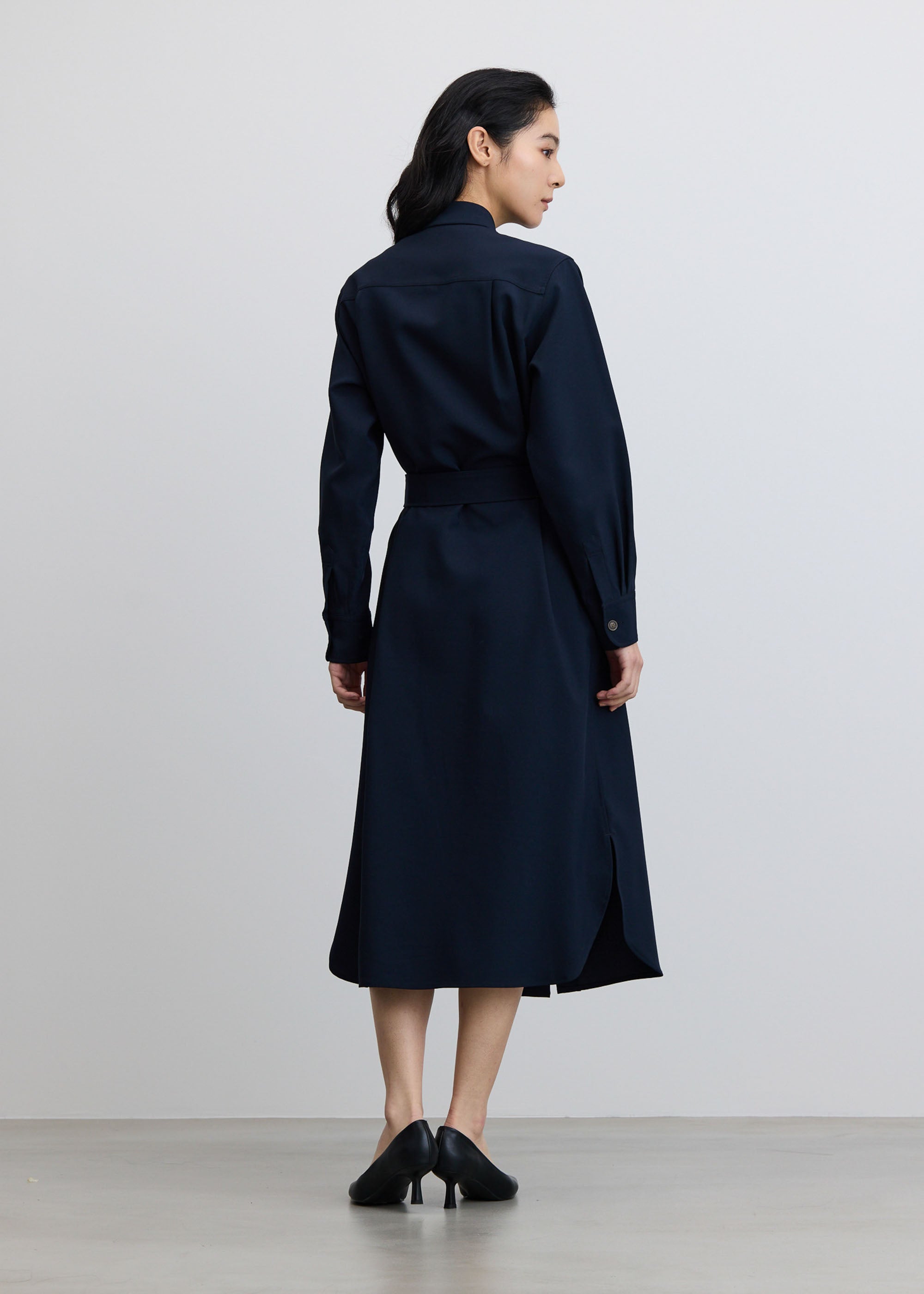 ソフトオックスシャツワンピース