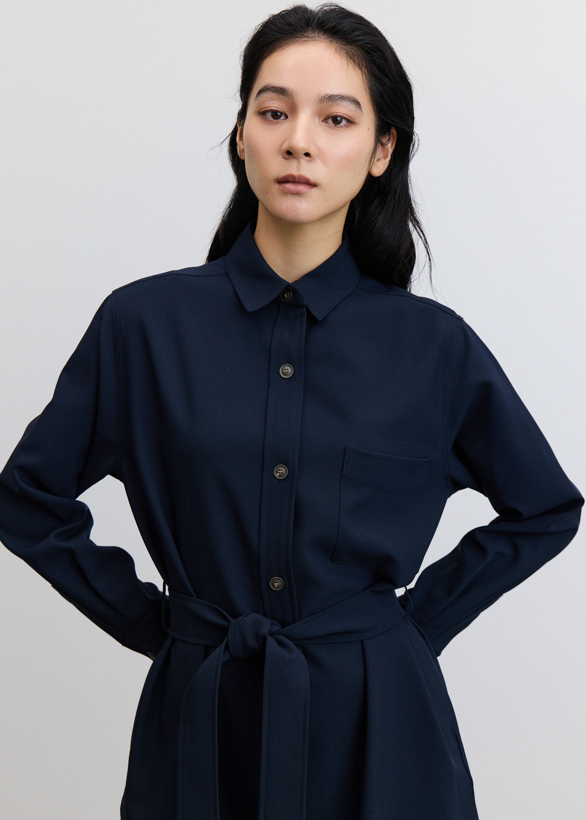 きち　soéju ソフトオックスシャツワンピース ソフトオックスシャツワンピース - SOÉJU online store｜上質な大人の