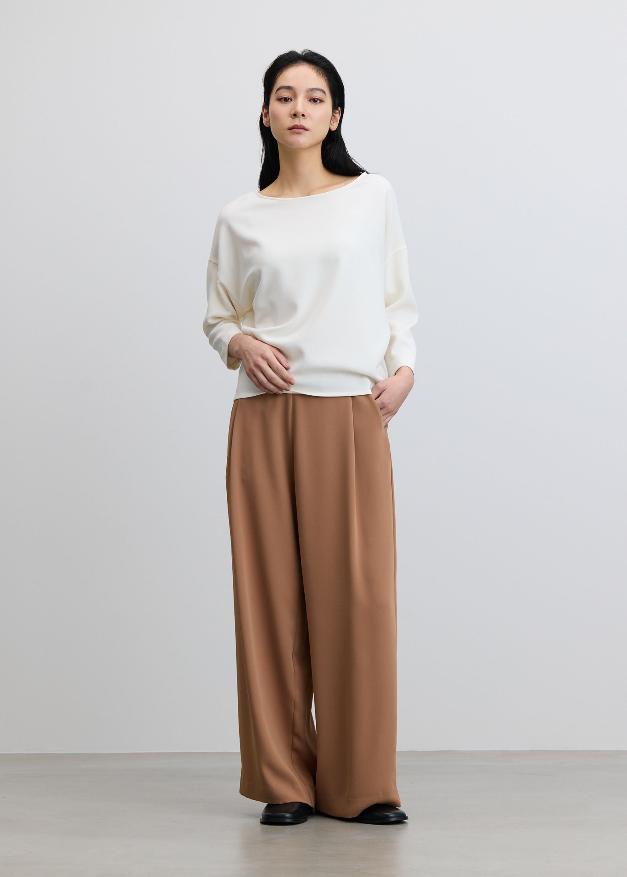 Lilac様　SOEJU ソージュ　パンツ サイドタックワイドパンツ - SOÉJU online store｜上質な大人の女性の