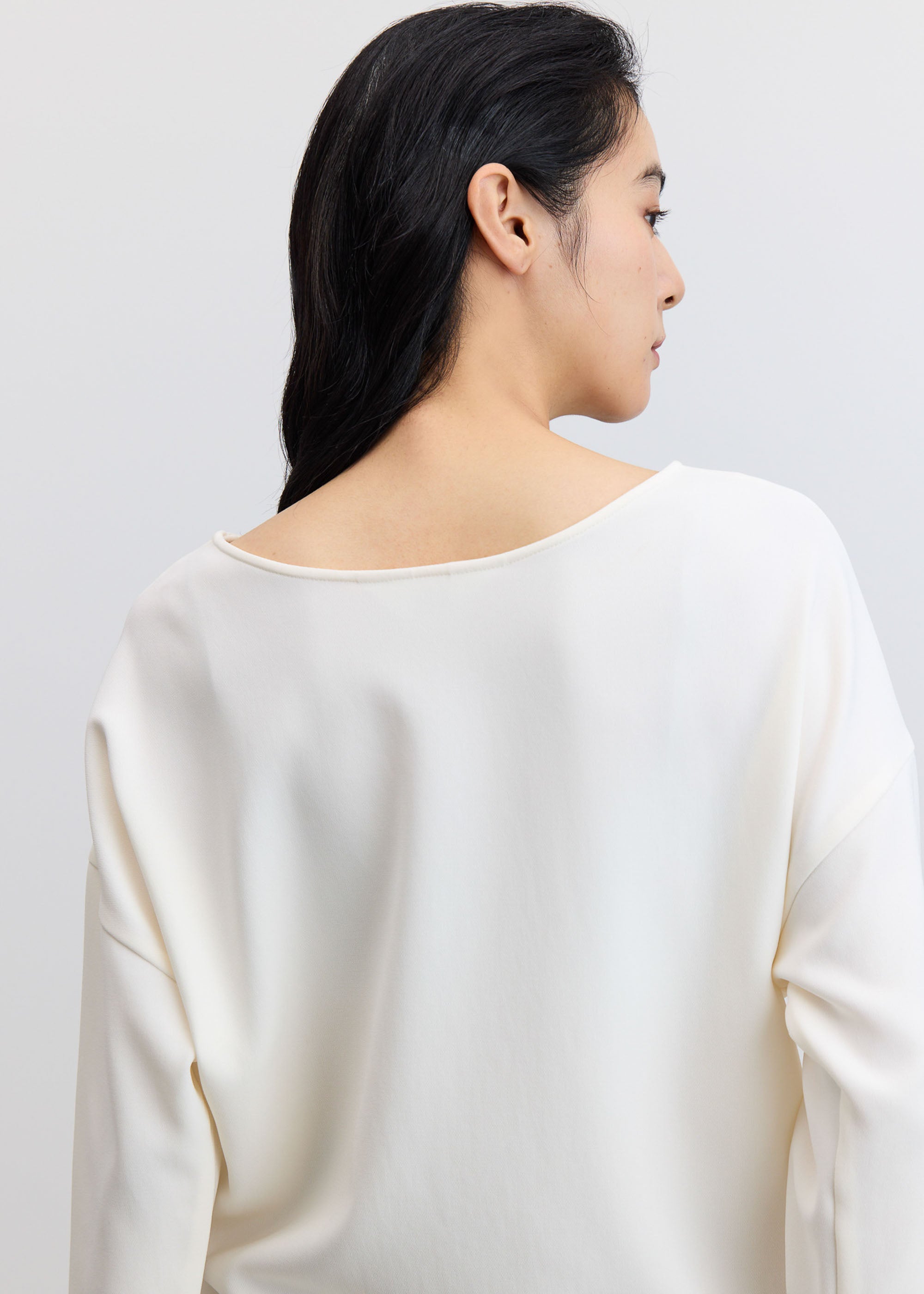 コクーンブラウス8分袖