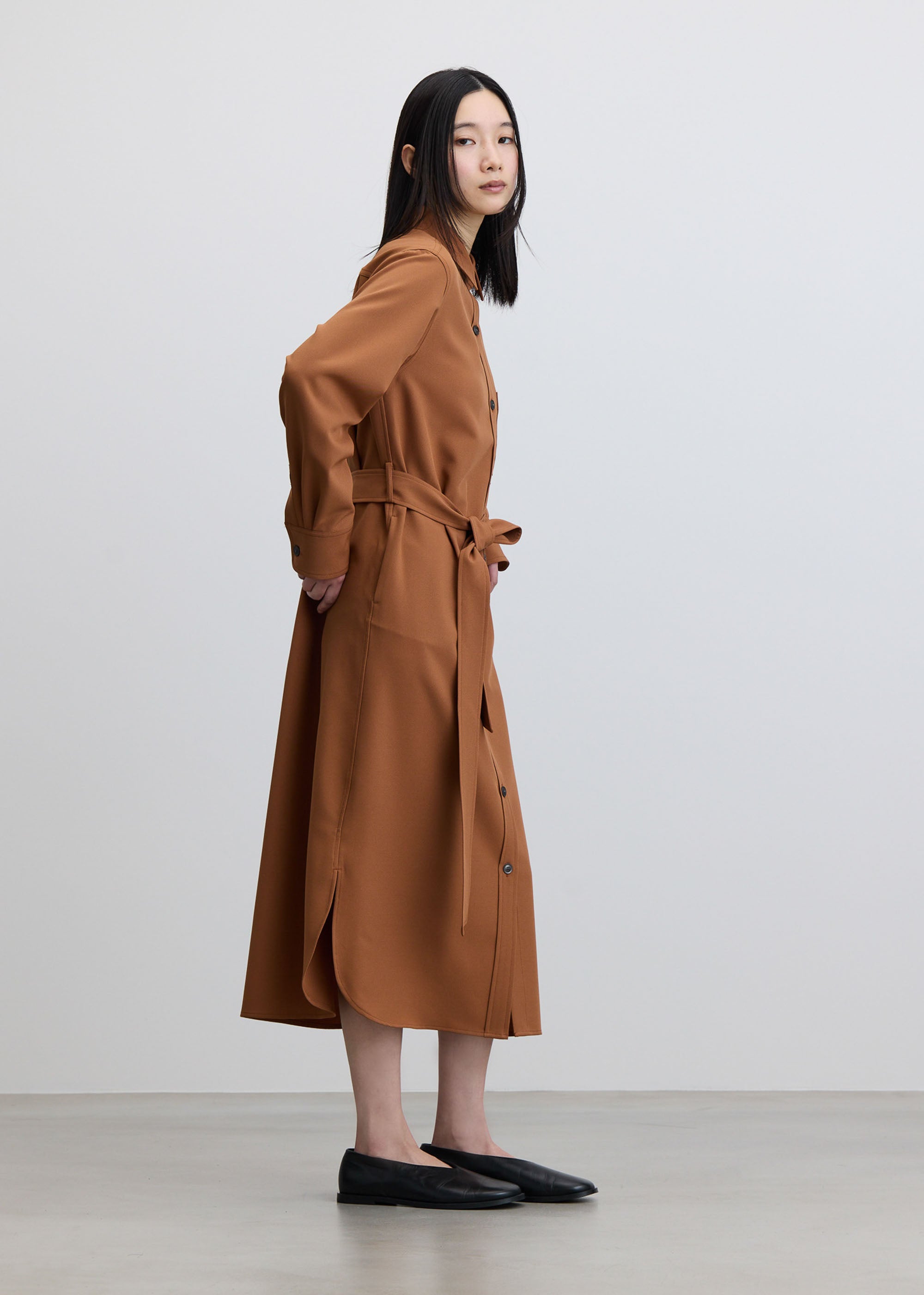 ソフトオックスシャツワンピース - SOÉJU online store｜上質な大人の