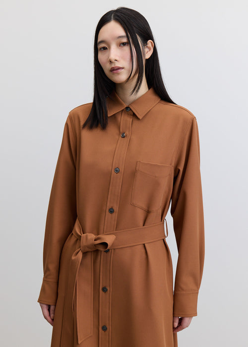 ソフトオックスシャツワンピース