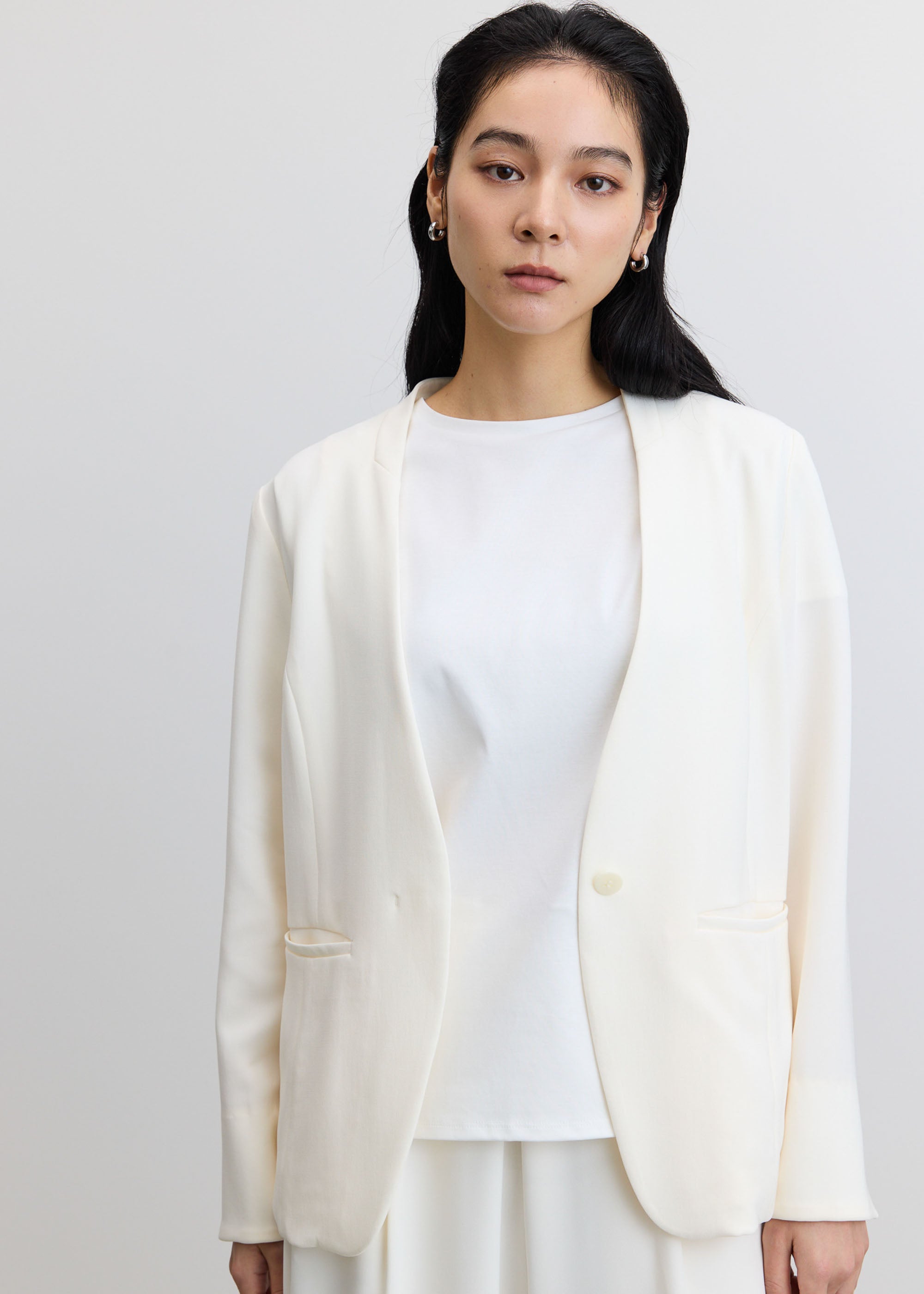 SOEJUノーカラージャケット ノーカラージャケット - SOÉJU online store｜上質な大人の女性のため